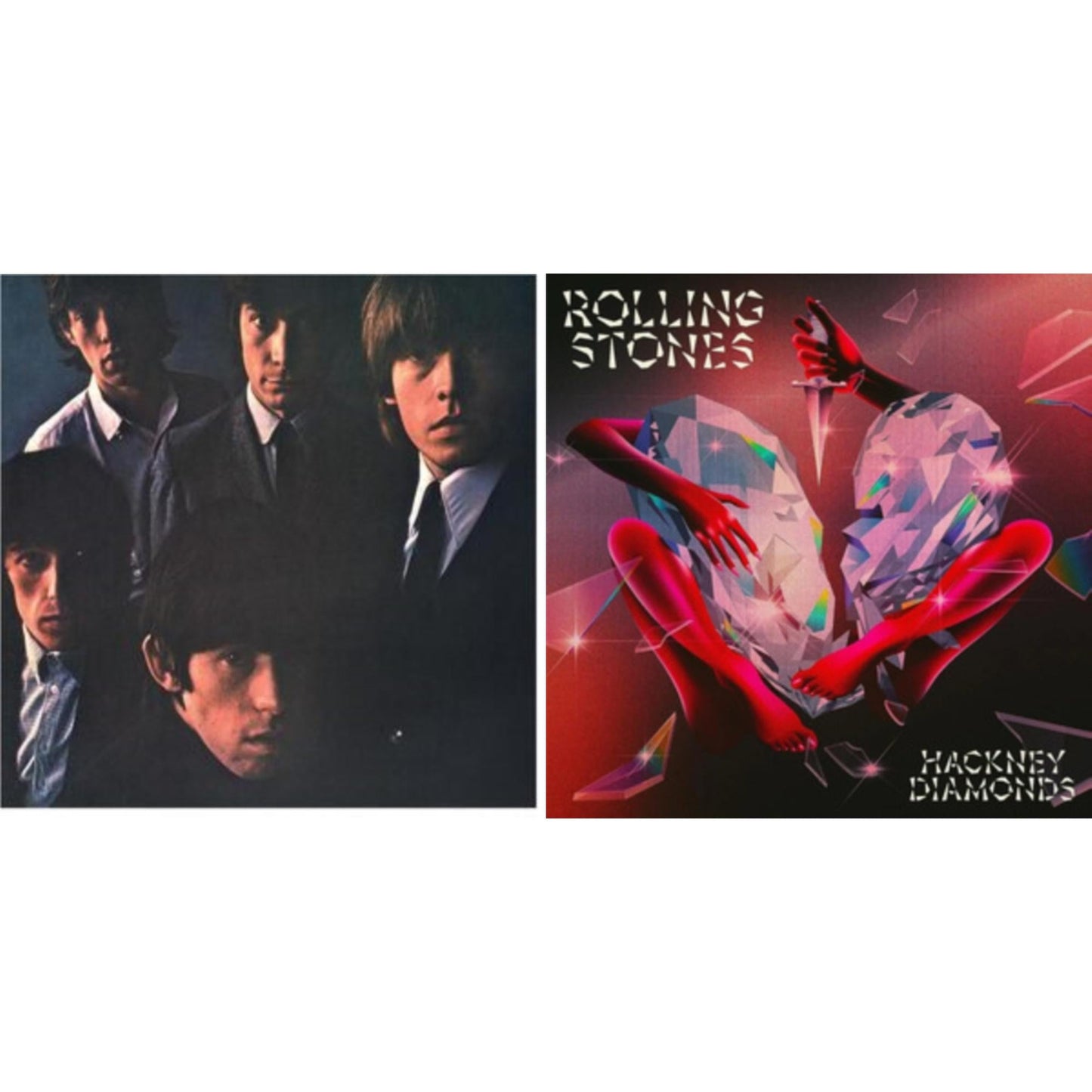 Rolling Stones - Rolling Stones No.2 (180G) & Hackney Diamonds - LP Vinyl Bundle