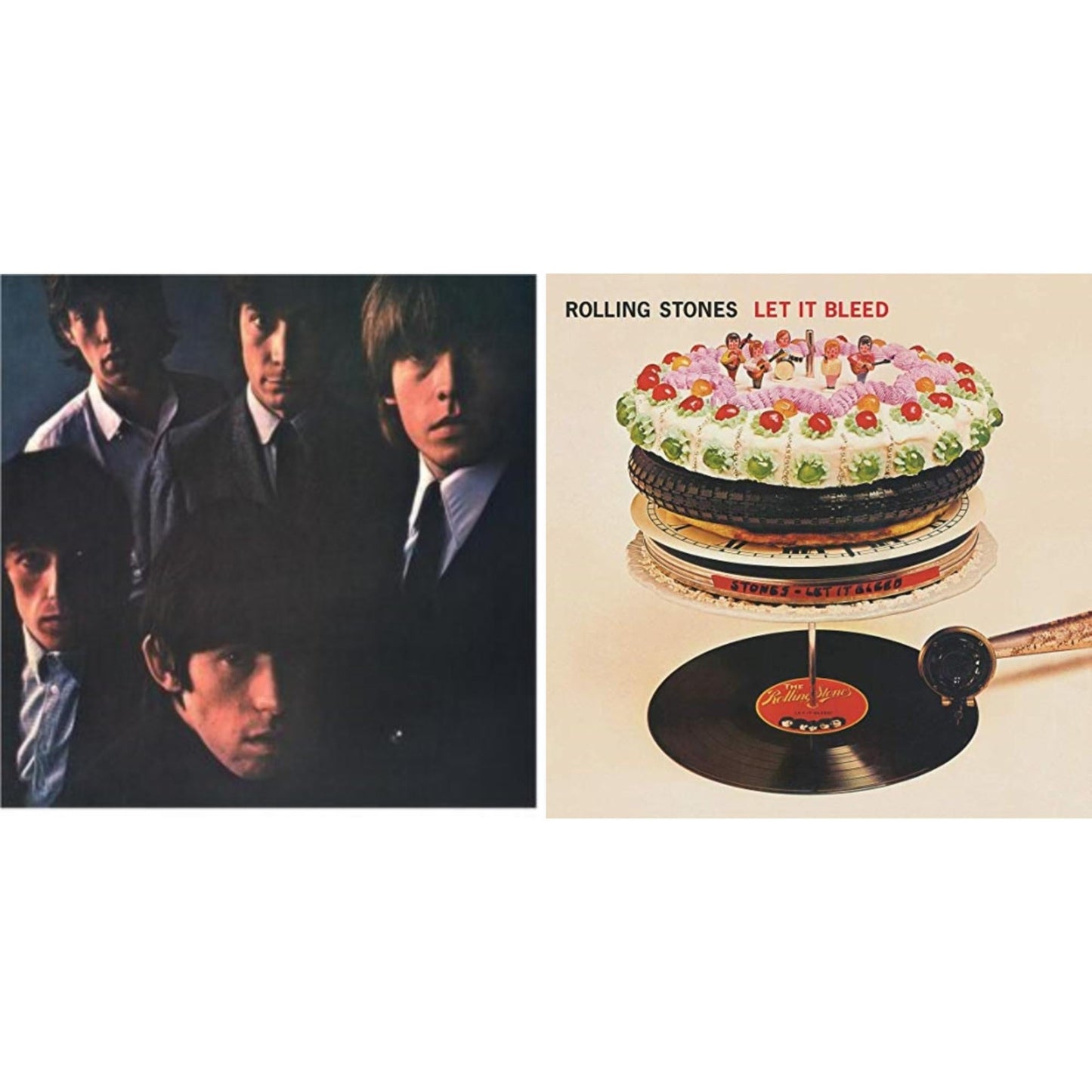 Rolling Stones - Rolling Stones No.2 (180G) & Let It Bleed (50Th Anniversary Edition) - LP Vinyl Bundle