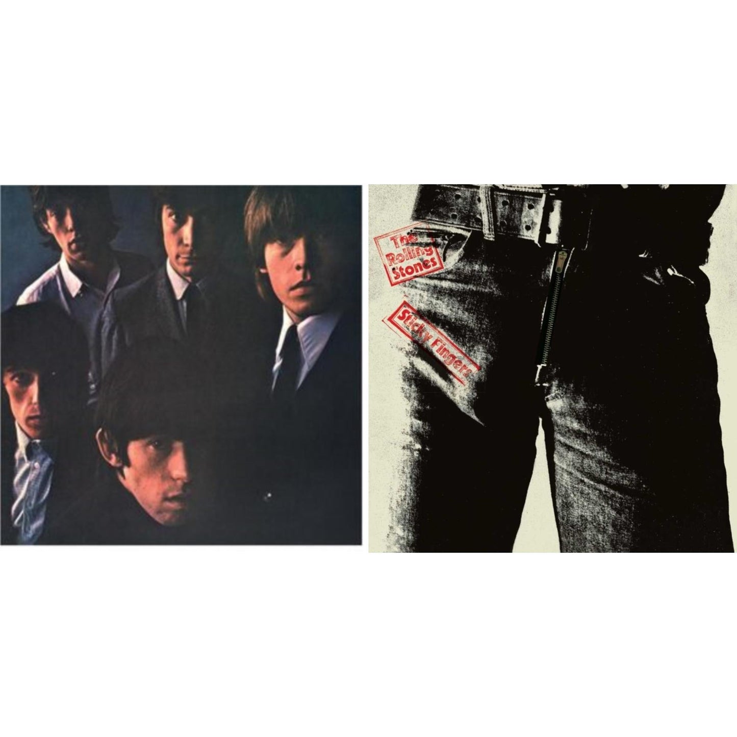 Rolling Stones - Rolling Stones No.2 (180G) & Sticky Fingers - LP Vinyl Bundle