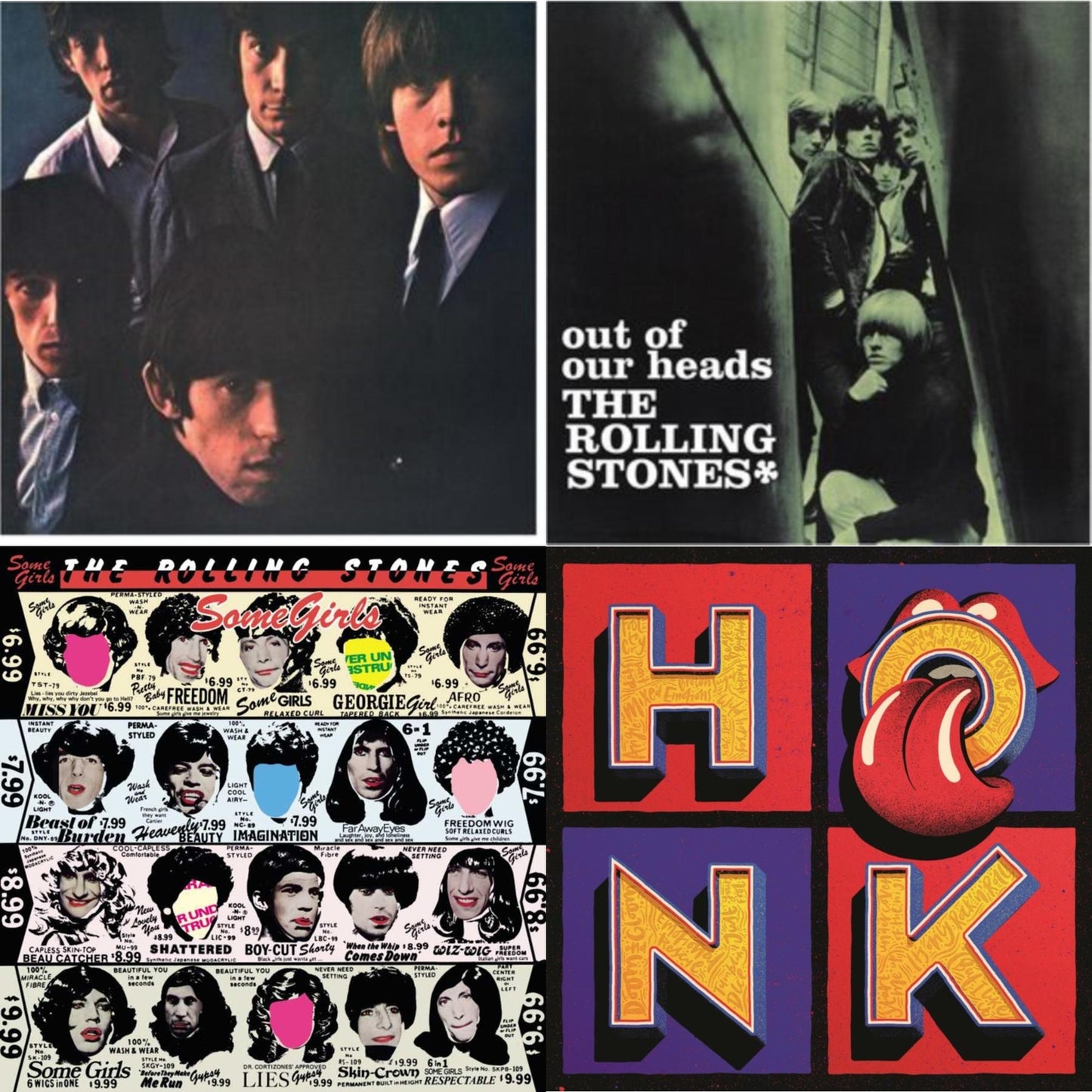 Rolling Stones - Rolling Stones No.2 (180G) & Out Of Our Heads (Uk) & Some Girls & Honk (Translucent Red Vinyl/2LP)