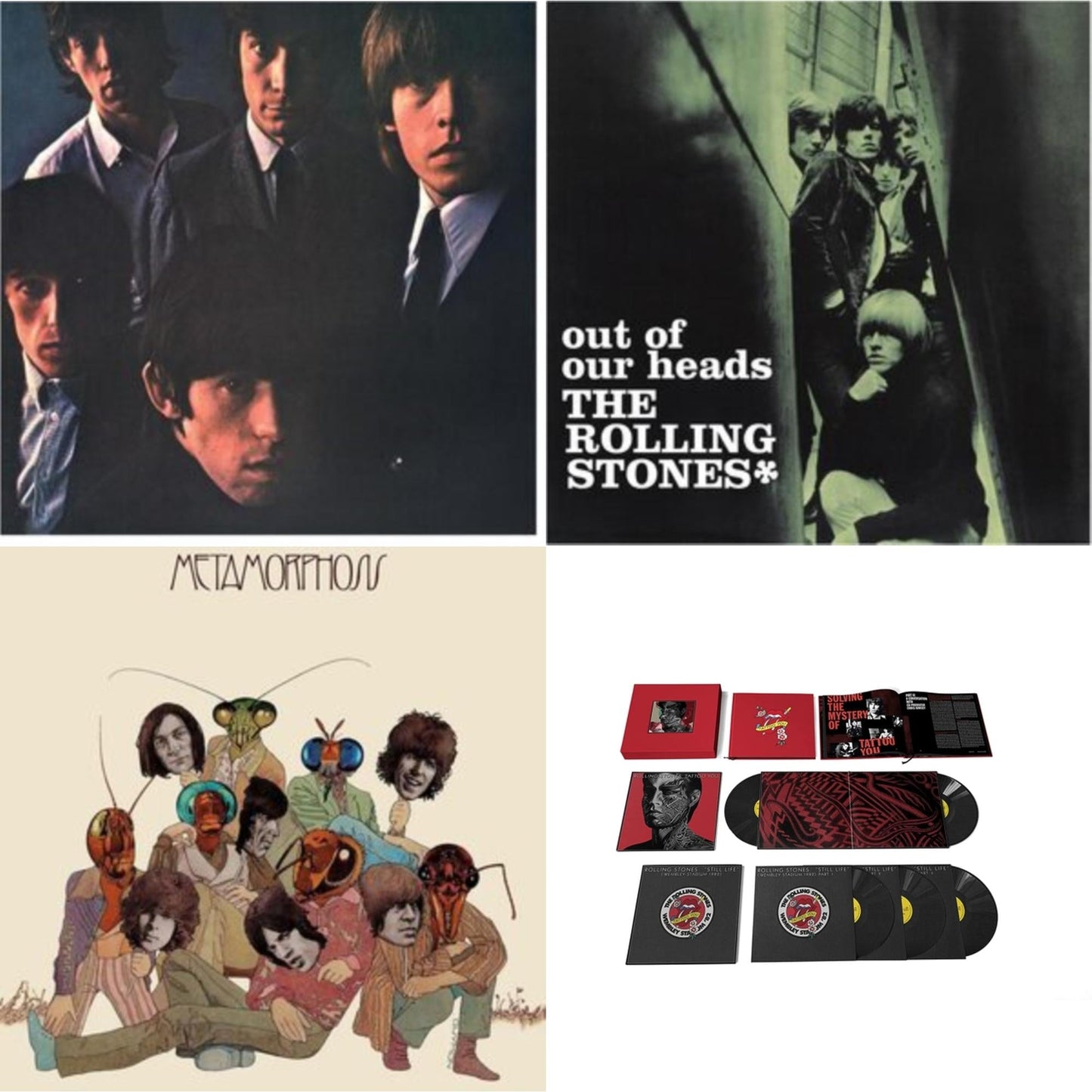 Rolling Stones - Rolling Stones No.2 (180G) & Out Of Our Heads (Uk) & Metamorphosis & Tattoo You (2021 Remaster/5LP Box Set)