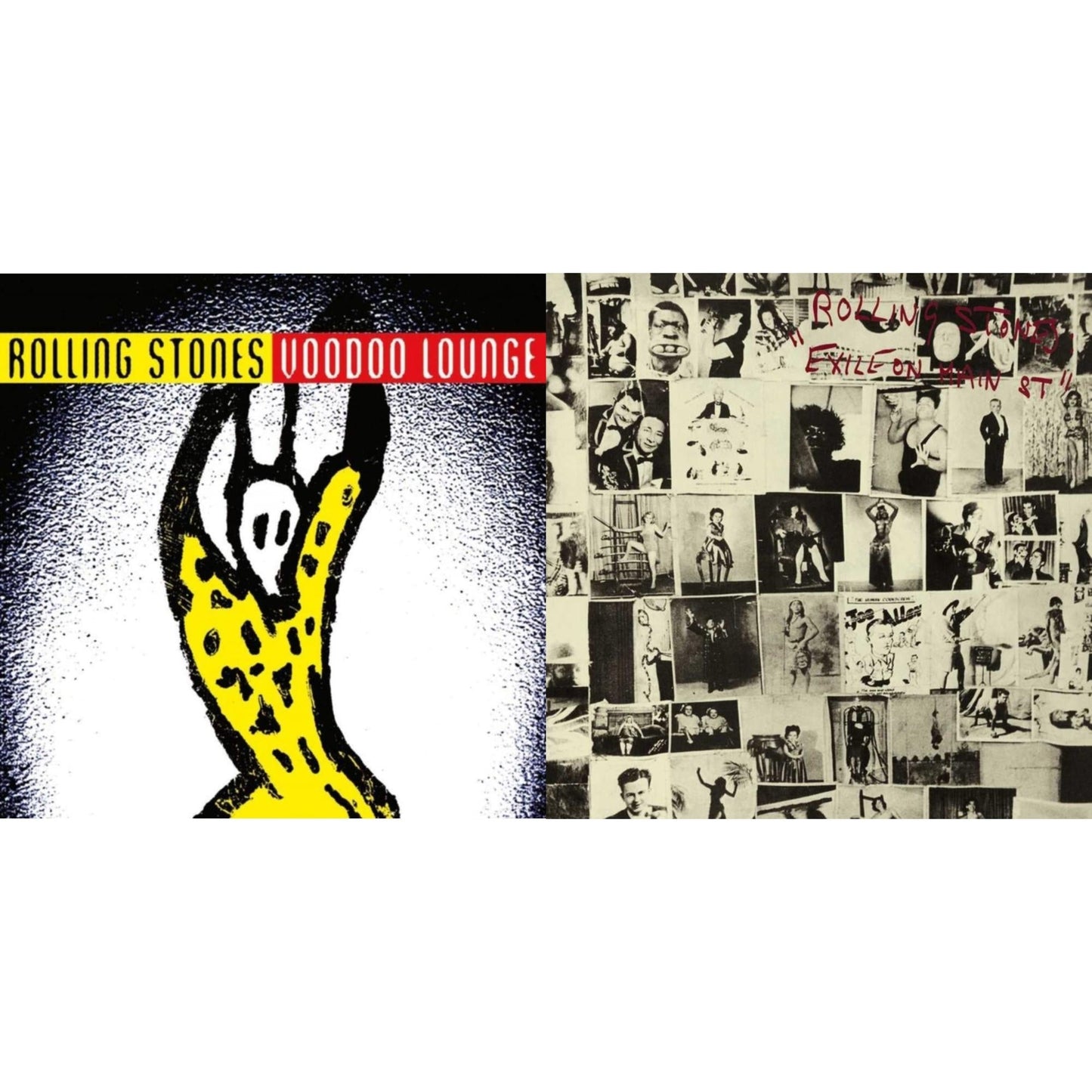 Rolling Stones - Voodoo Lounge (30Th Anniversary) (Red/Yellow Vinyl/2LP) & Exile On Main Street (2LP)