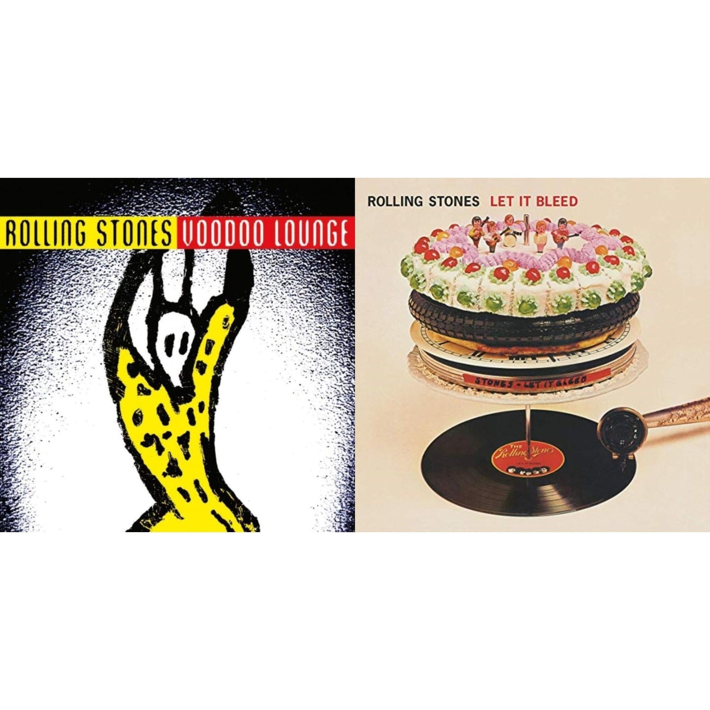 Rolling Stones - Let It Bleed (50Th Anniversary Edition) & Voodoo Lounge (30Th Anniversary) (Red/Yellow Vinyl/2LP)