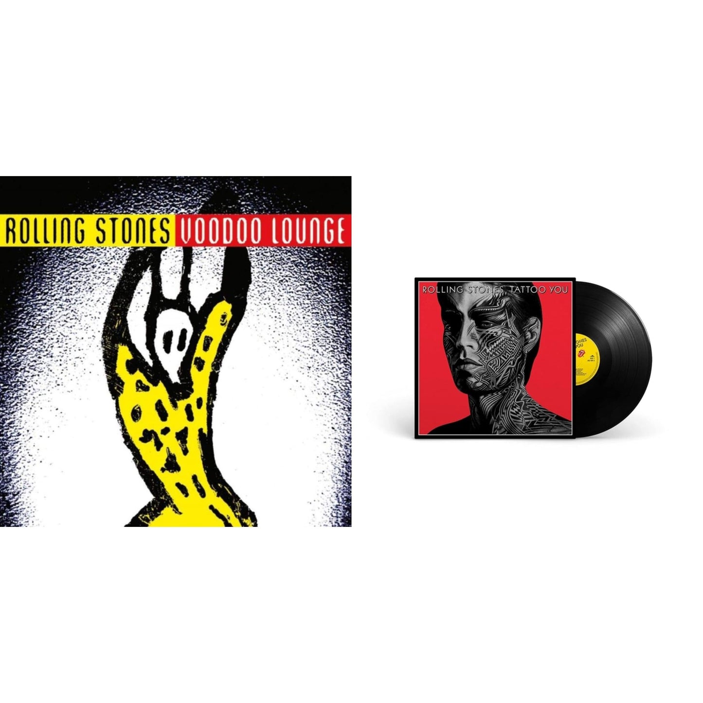 Rolling Stones - Tattoo You (2021 Remaster) & Voodoo Lounge (30Th Anniversary) (Red/Yellow Vinyl/2LP)