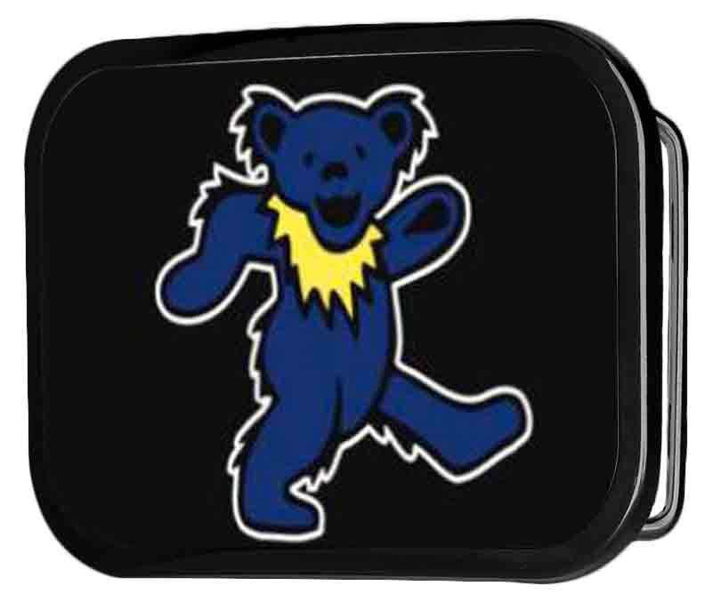 Grateful Dead Dancing Bear Black Rock Star Buckle