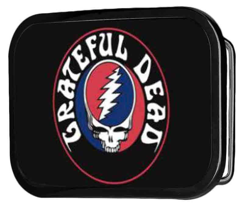 Grateful Dead Steal Your Face Black Rock Star Buckle