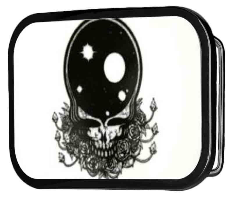 Grateful DeadSpace Your Face Black Rock Star Buckle