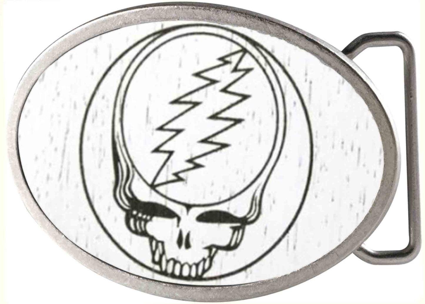 Grateful Dead Steal Your Face Oval Rock Star Buckle