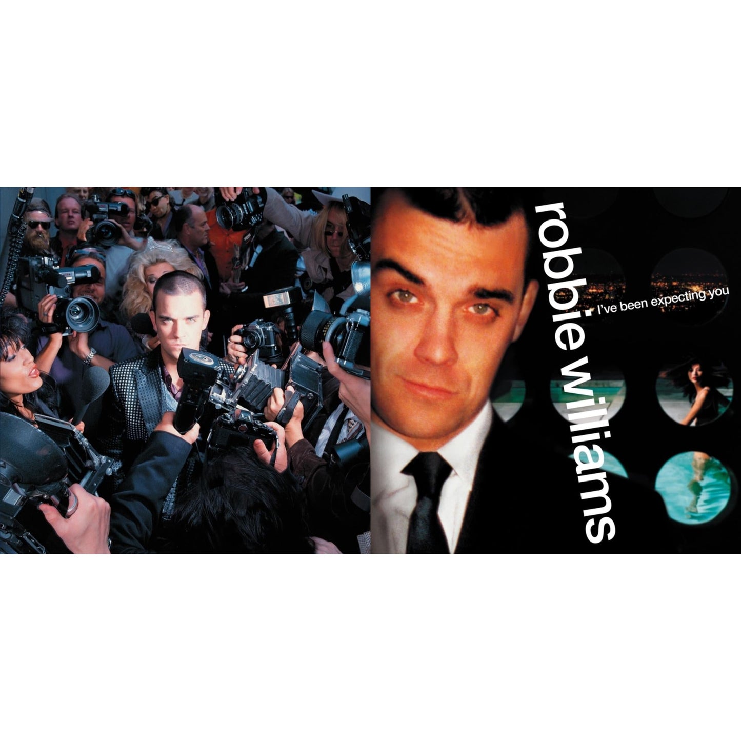 Robbie Williams - Life Thru A Lens & I've Been Expecting You - LP Vinyl Bundle