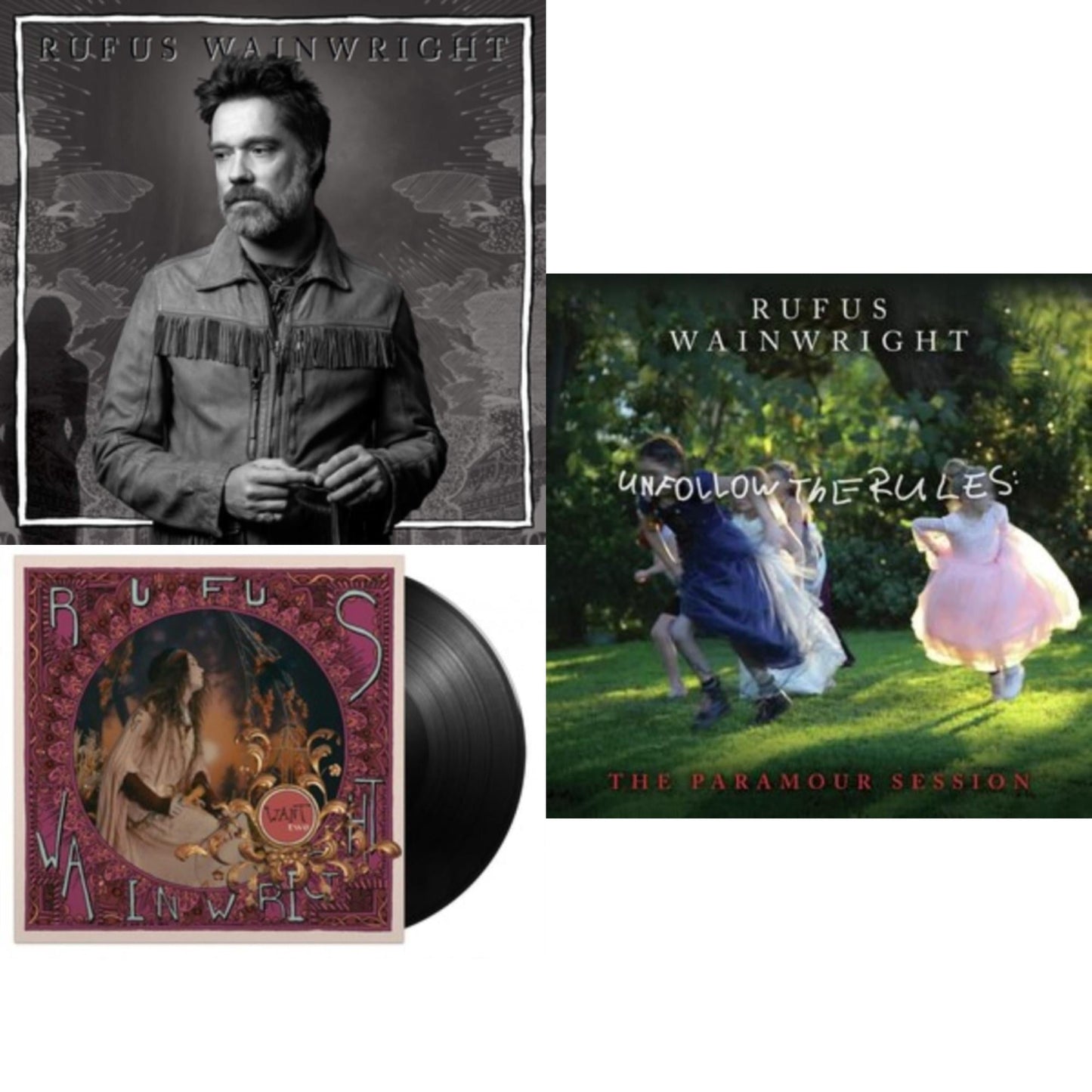 Rufus Wainwright - Unfollow The Rules (2LP) & Unfollow The Rules (The Paramour Session) & Want Two (180G)