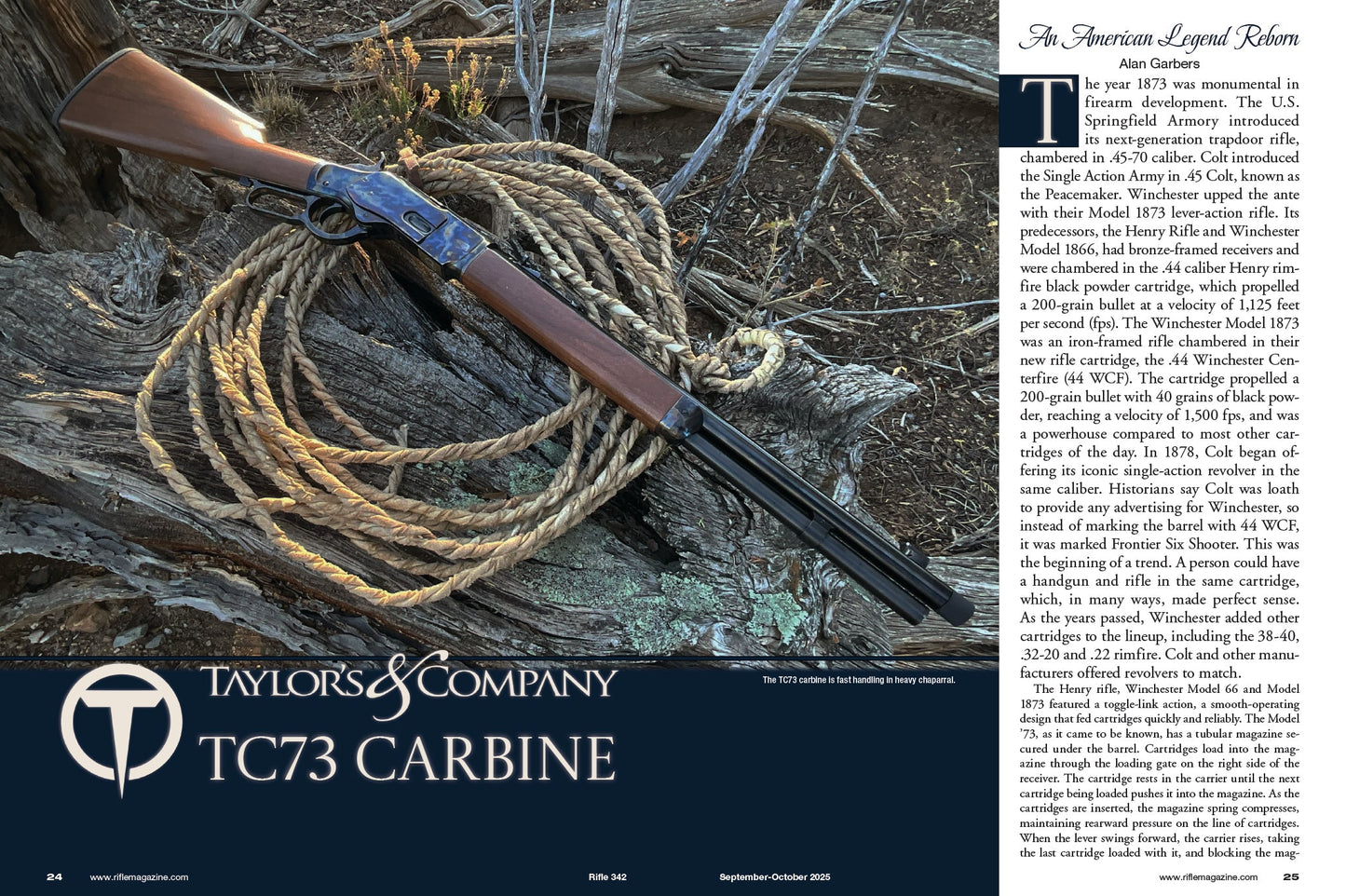 Rifle - September 2025: Understanding Maximum Point Blank Range, TC73 Carbine, Cadex Defence Strike Nuke Evo, Winchester Model 70 Precision Rifle, Long Gun Upgrades, Best Thermal Weapon Sights & More!