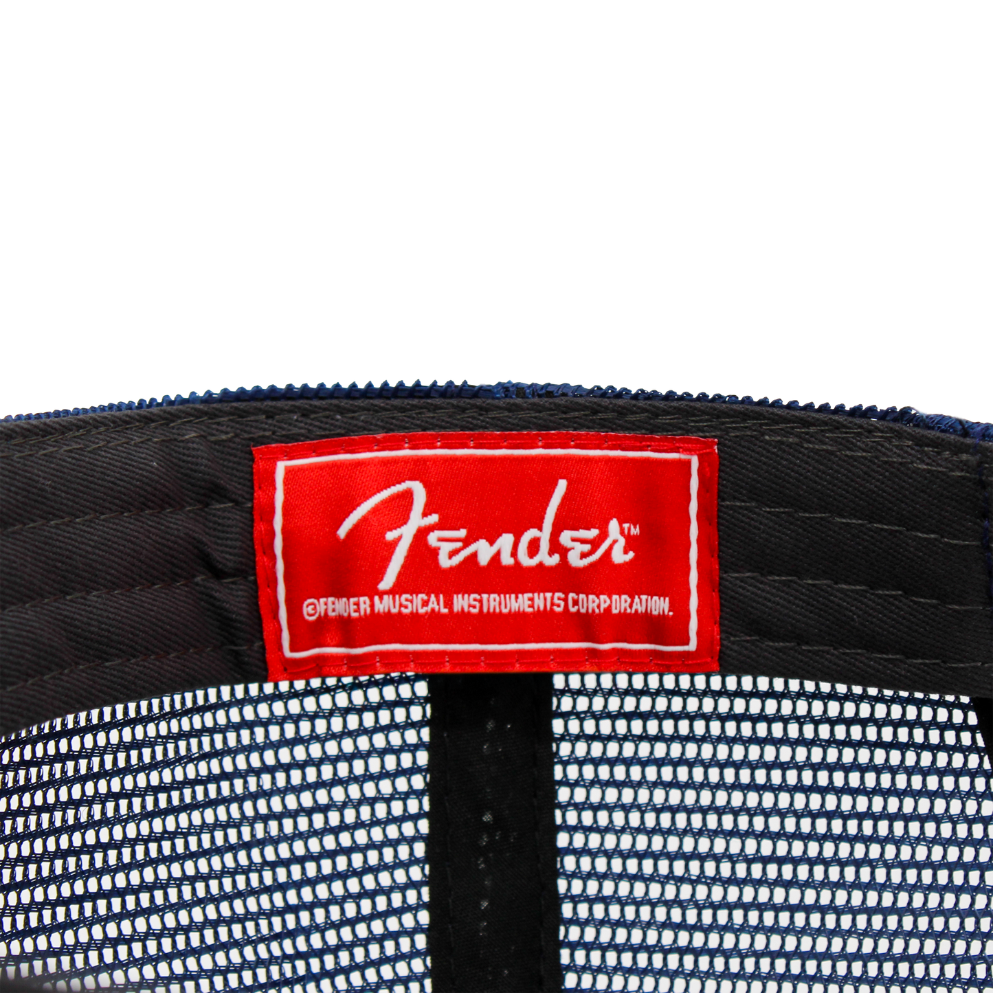 Fender Raglan Bones Mesh Hat Grey Blue