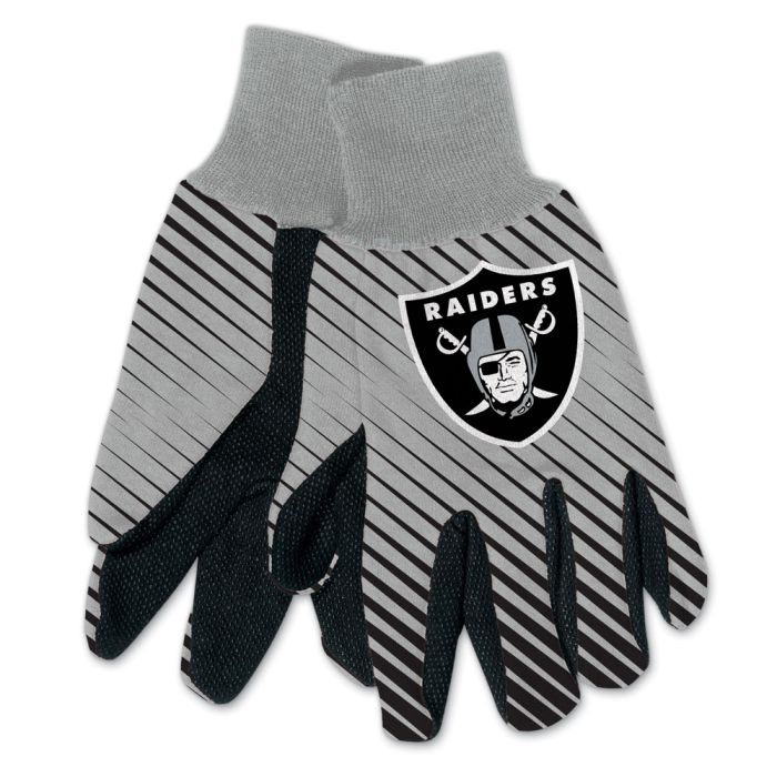 Las Vegas Raiders Adult Two-Tone Gloves