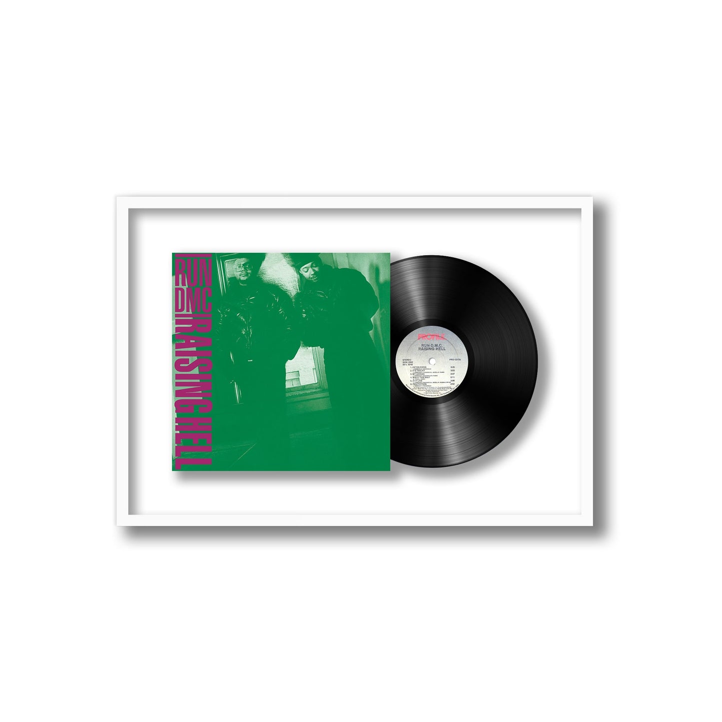 Run DMC Raising Hell Framed Vinyl Record