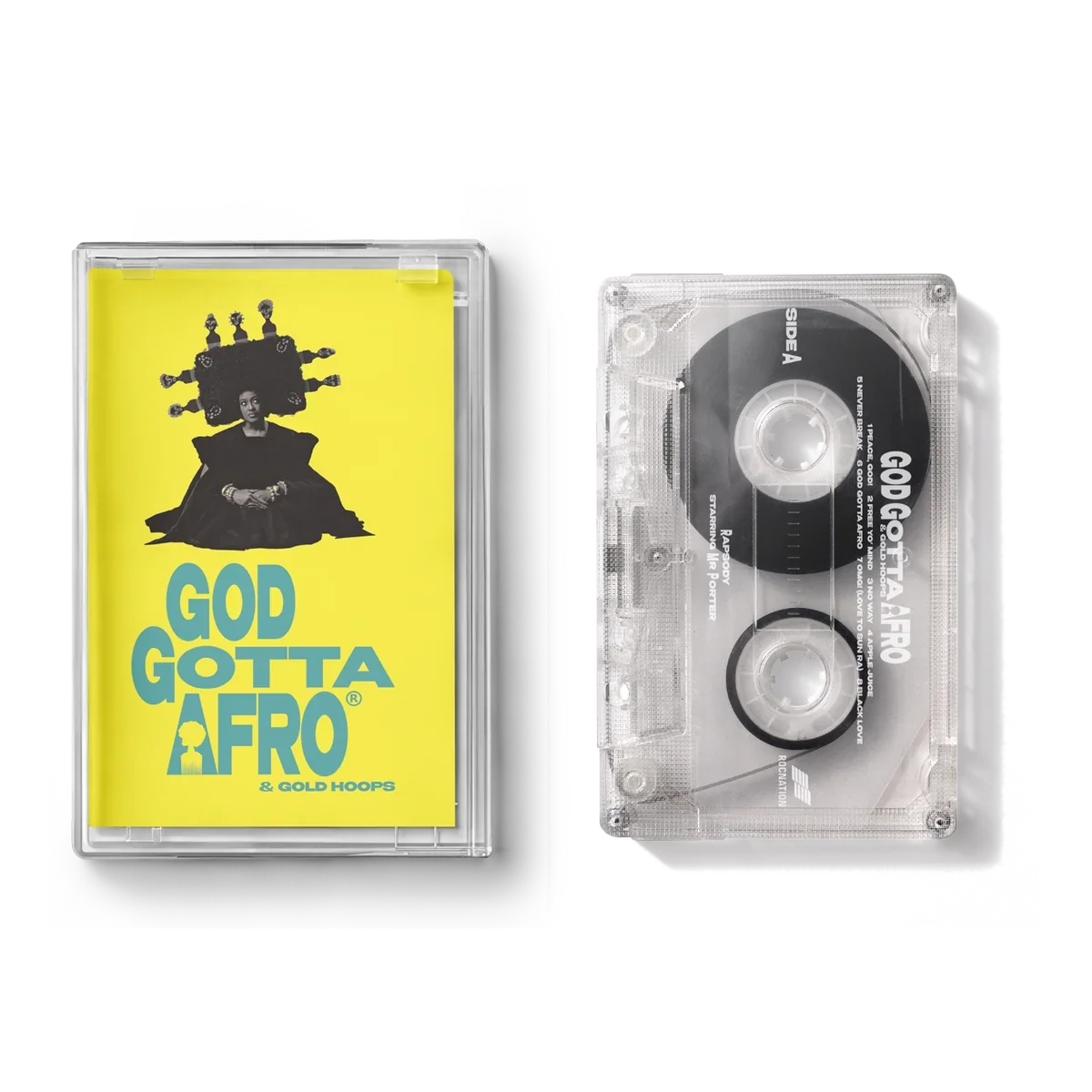 Rapsody – God Gotta Afro & Gold Hoops Cassette Tape