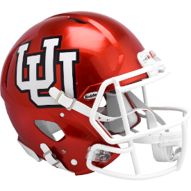 Utah Utes Full Size Authentic Speed Football Helmet Red UU NCAA