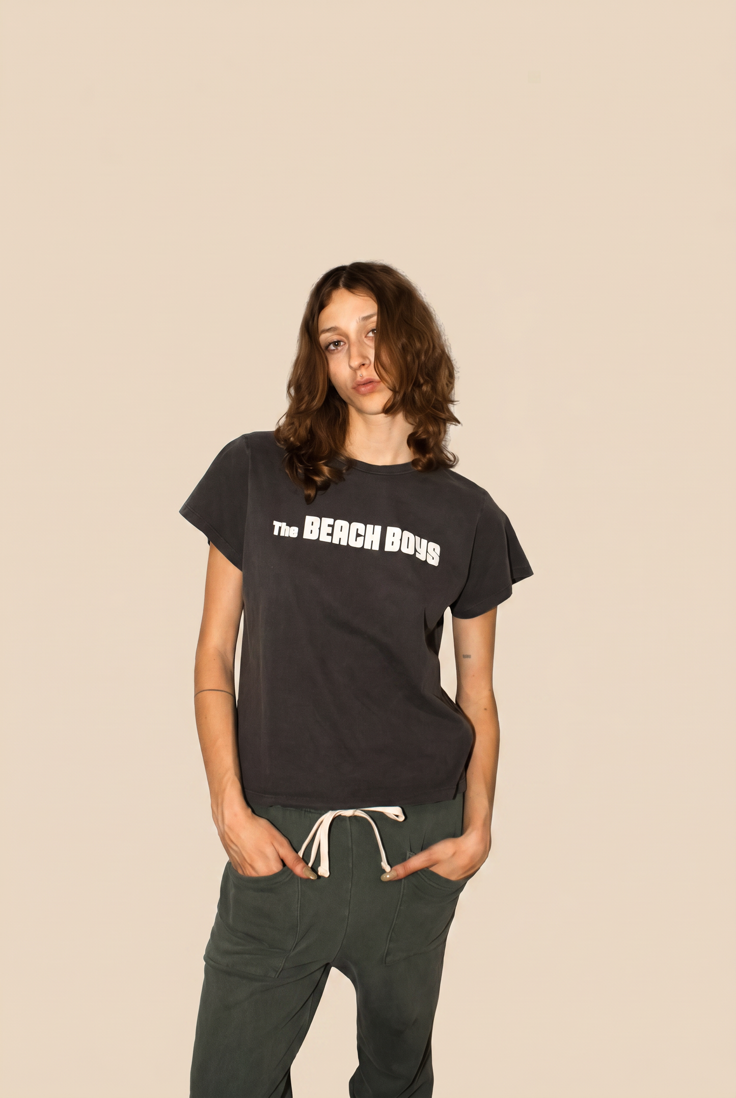 The Beach Boys Getcha Back Tee Womens T Shirt Grey Officially Licensed