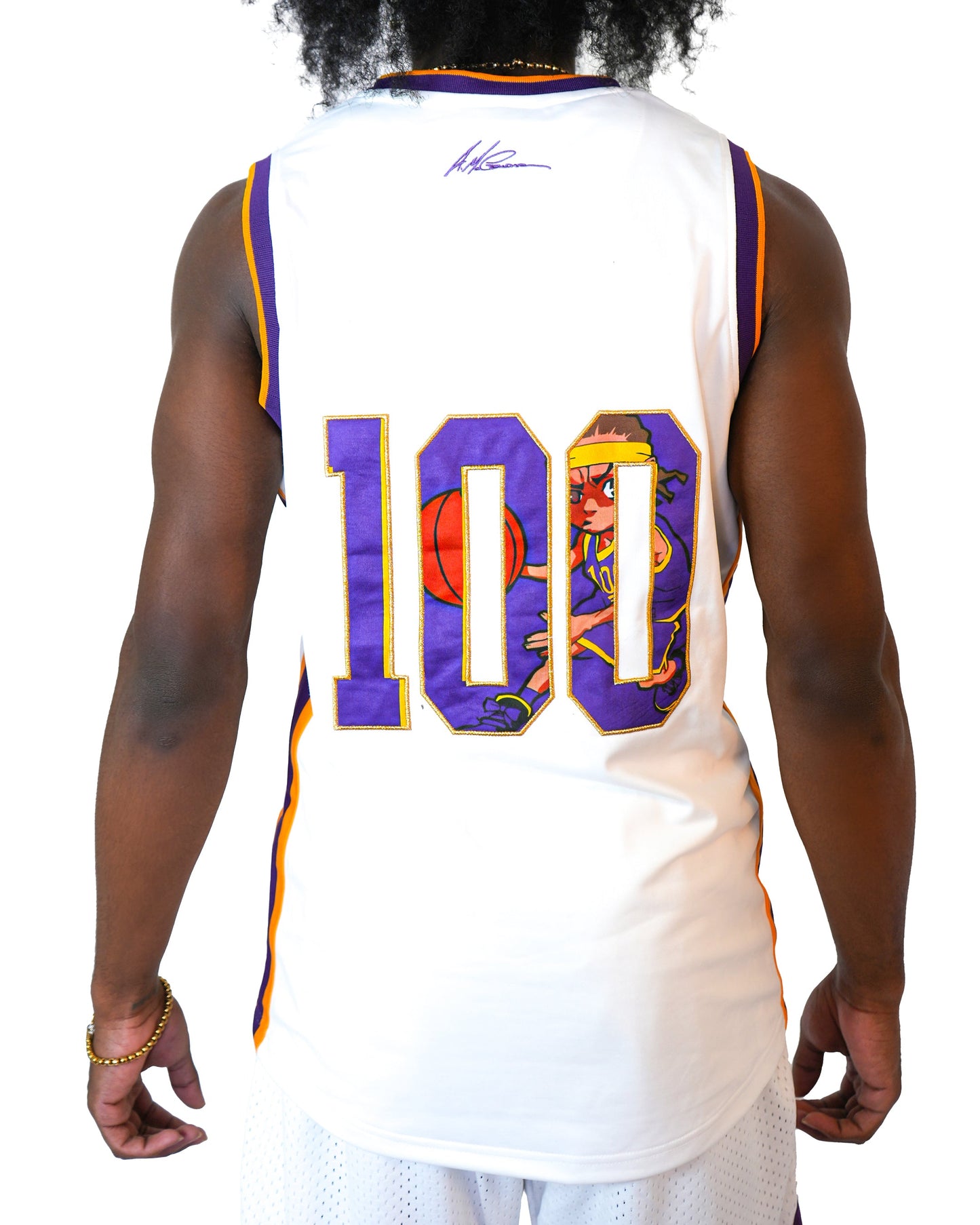 The Boondocks - Riley Dunk Basketball White Jersey