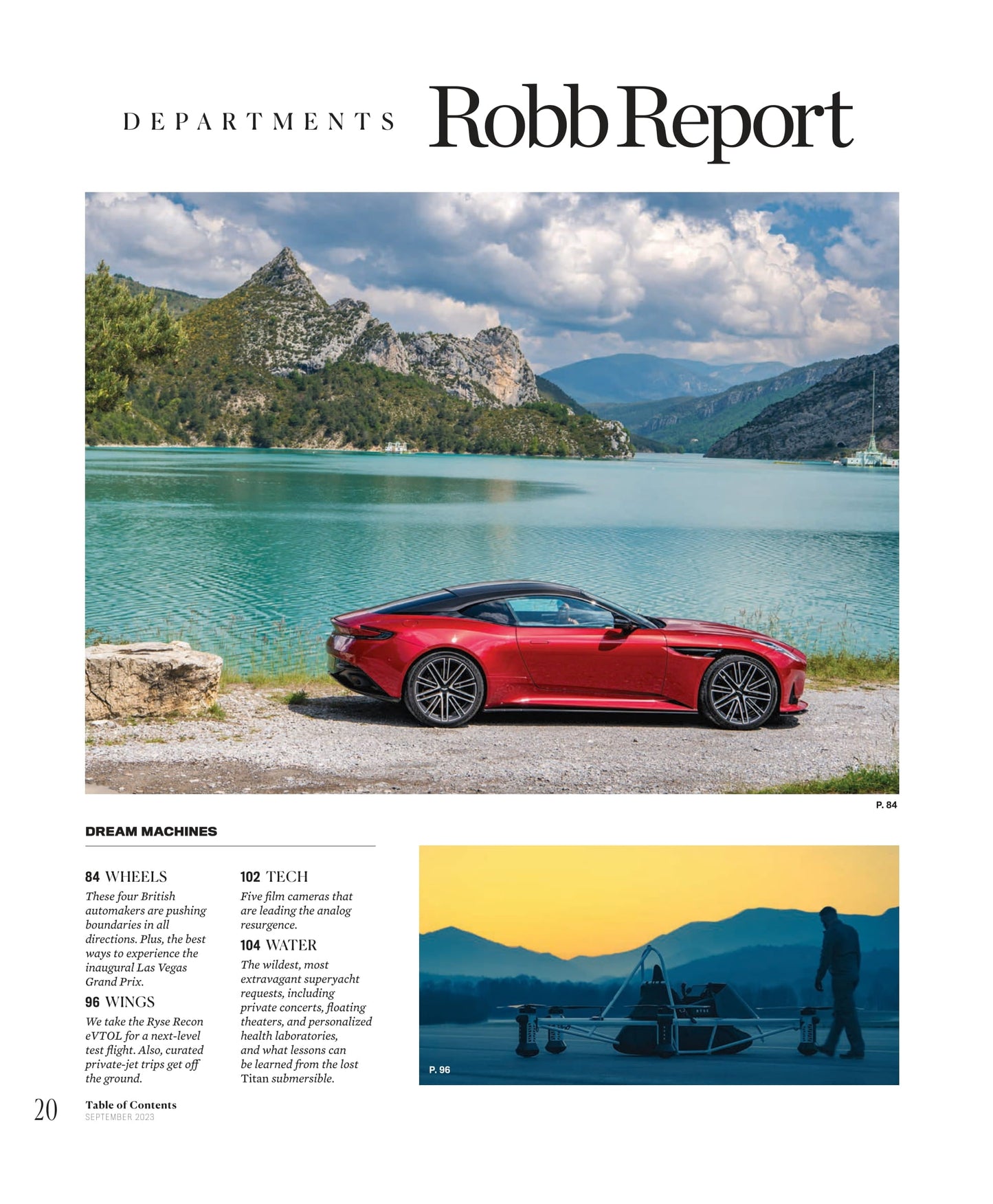 Robb Report - The Fall Style Issue September 2023: Tod's CEO Diego Della Valle Is Italy's Modern Gladiator, Small-Batch Cognac, Exclusive Look At World's Most Expensive Apartments Mareterra & More!