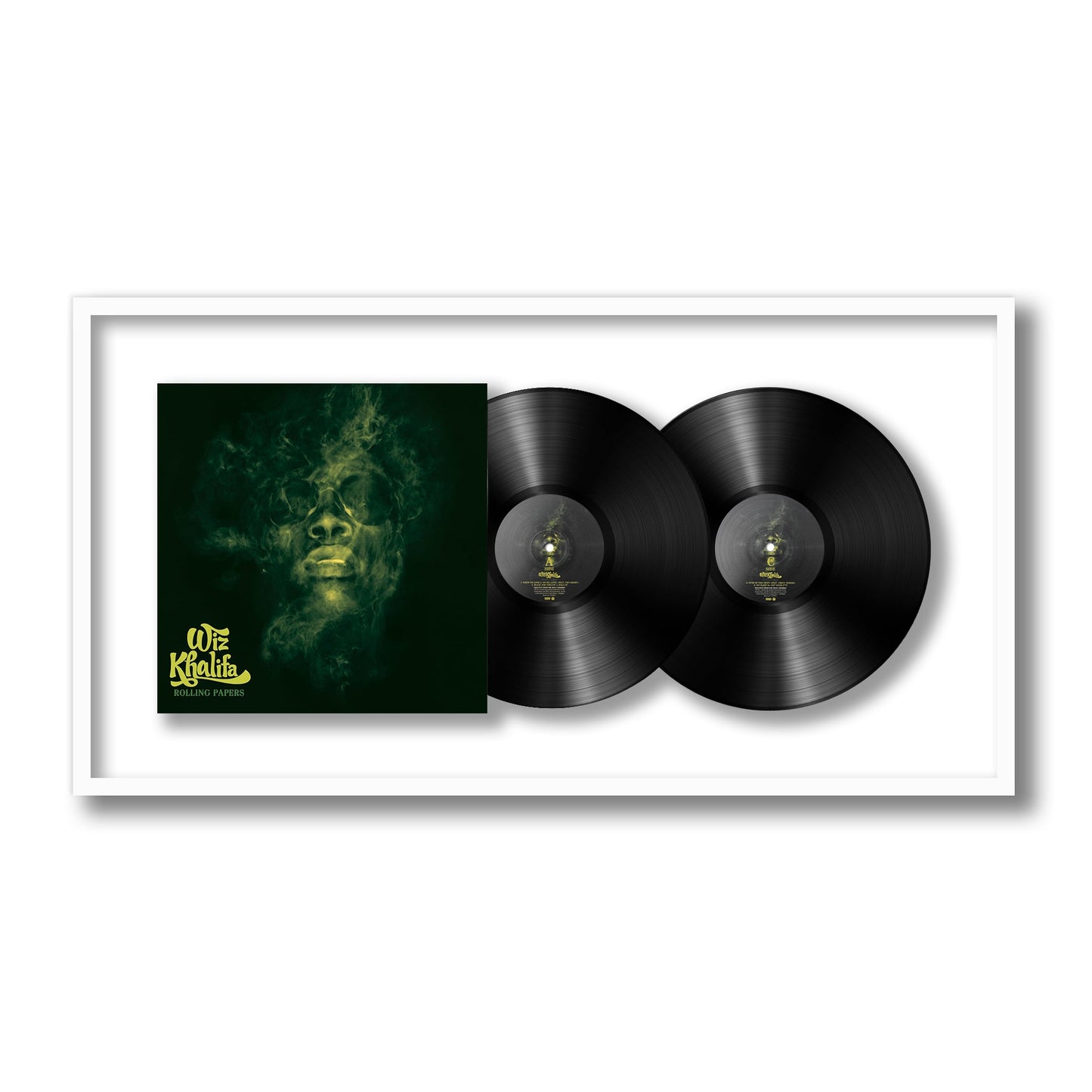 Wiz Khalifa Rolling Papers Framed Vinyl Record