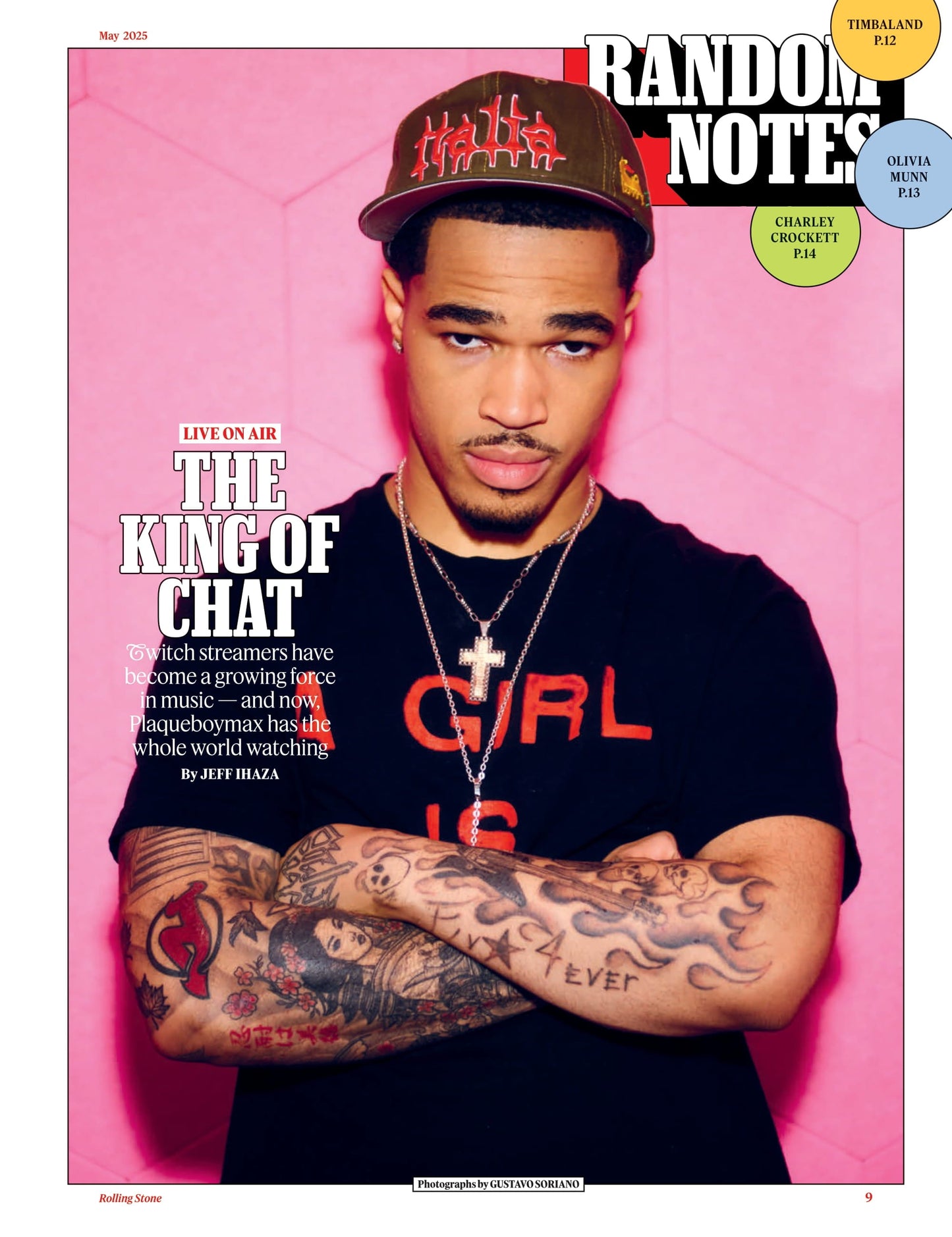 Rolling Stone - May 2025: Lil Wayne Lives By His Own Rules, Chaos & Carnage Of The First 100 Days, Battle For Greenland, Jimmy Kimmel's Interview, New Comedy All-Stars, Brian Tyree Henry & More!