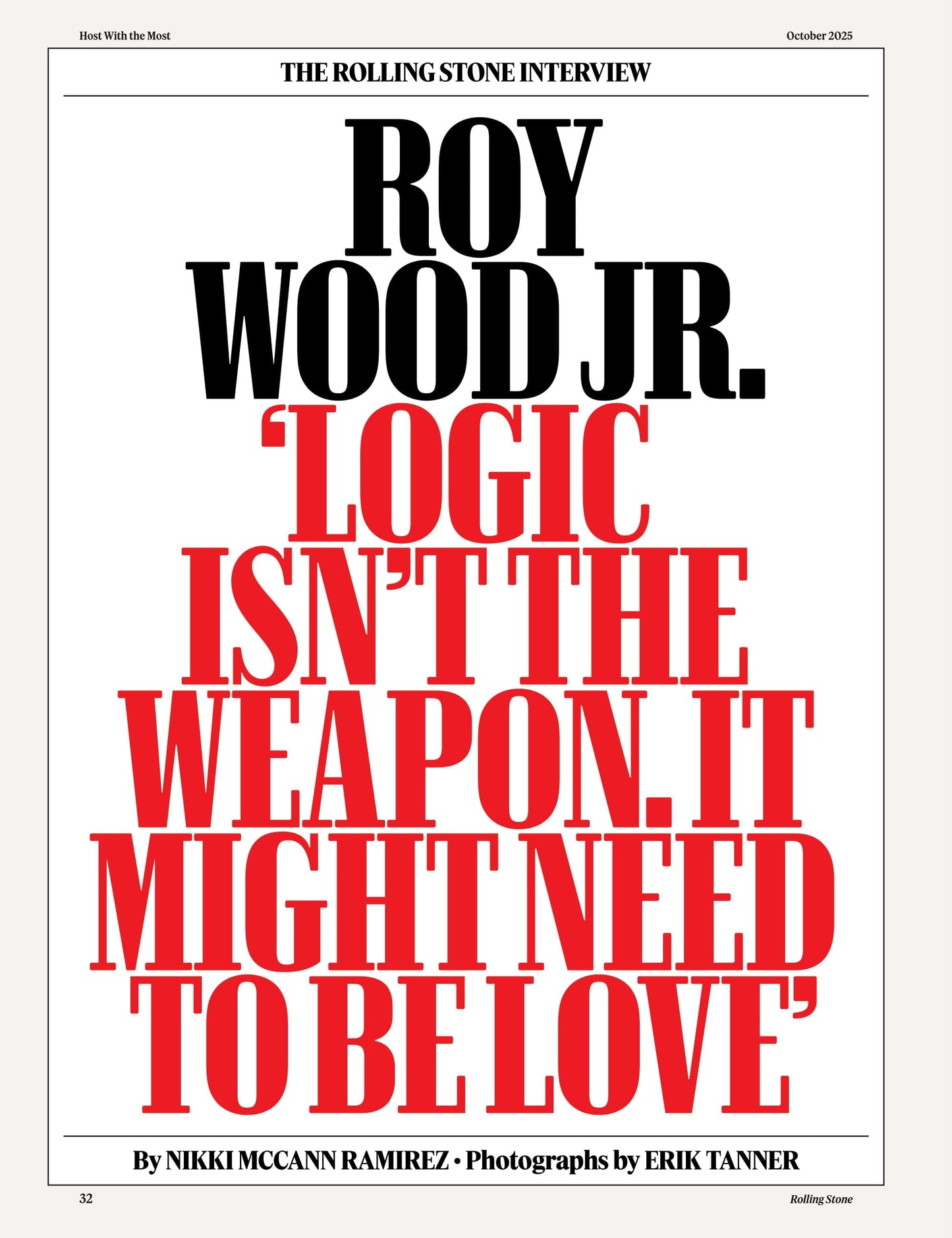 Rolling Stone - October 2025: Paul Mescal Is Trying To Break Your Heart, The Ohtani Betting Scandal, Latin Music's New Wave, Roy Wood Jr's Interview, Inside Stephen Miller's Reign Of Terror & More!