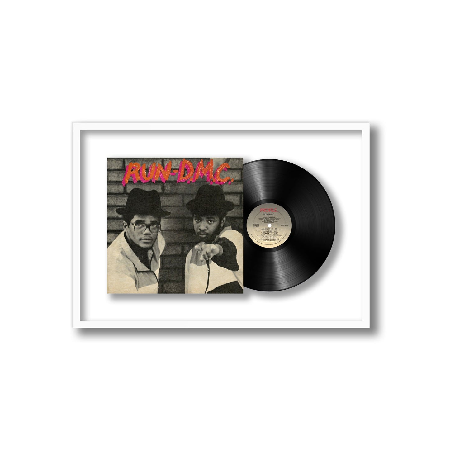 Run Dmc Run-D.M.C. Framed Vinyl Record