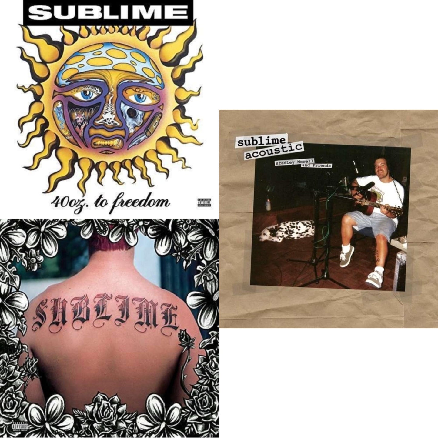 Sublime - 40Oz. To Freedom & Acoustic: Bradley Nowell & Friends & Sublime - LP Vinyl Bundle