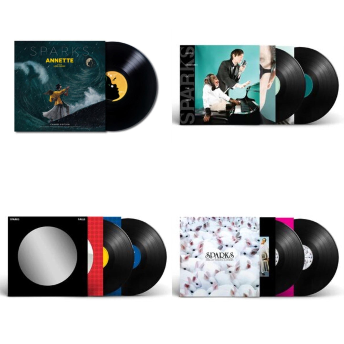 Sparks - Annette & Exotic Creatures Of The Deep (2LP) & Balls (2LP) & Hello Young Lovers (2LP)