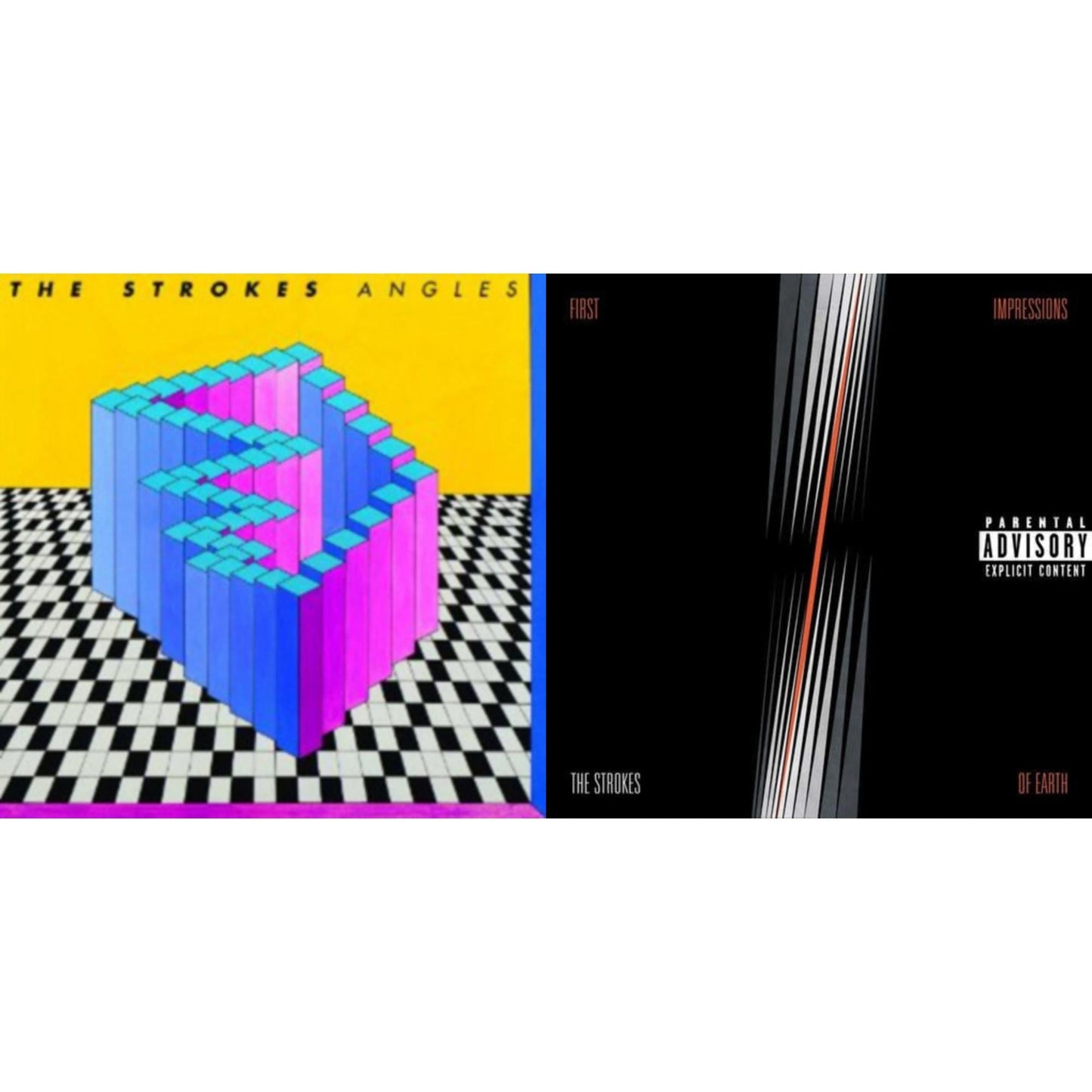 Strokes - First Impressions Of Earth & Angles (Gatefold) - LP Vinyl Bundle