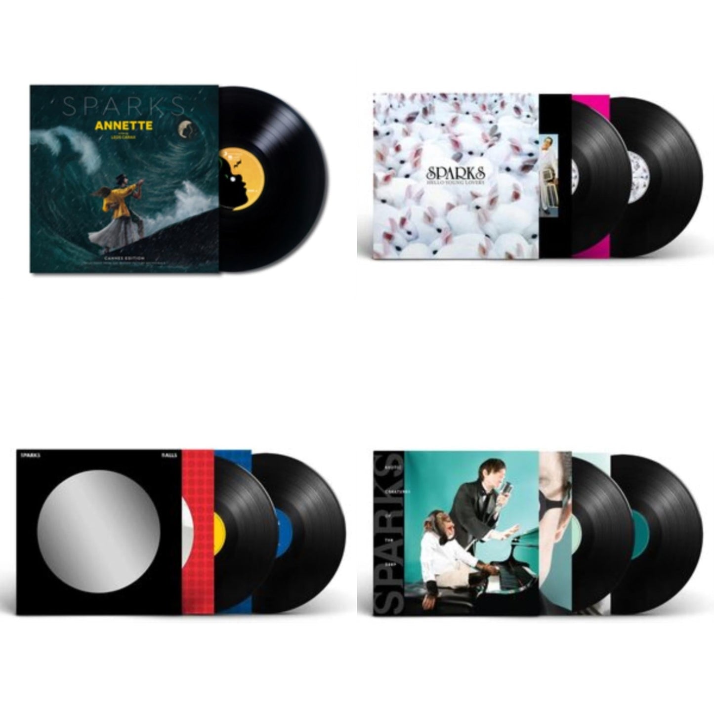 Sparks - Annette & Hello Young Lovers (2LP) & Balls (2LP) & Exotic Creatures Of The Deep (2LP)