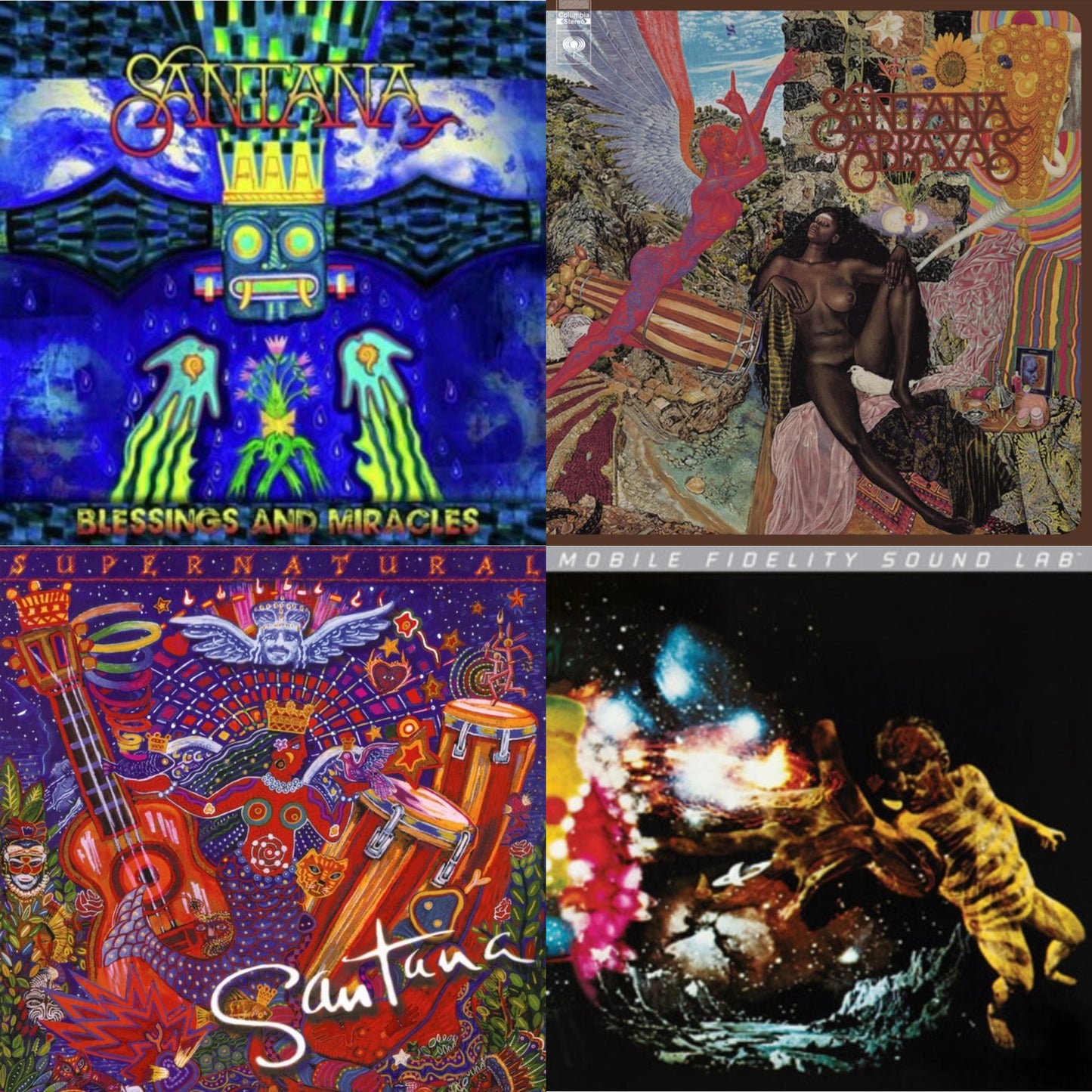 Santana - Supernatural (2LP/150G) & Blessings & Miracles & Santana Iii & Abraxas