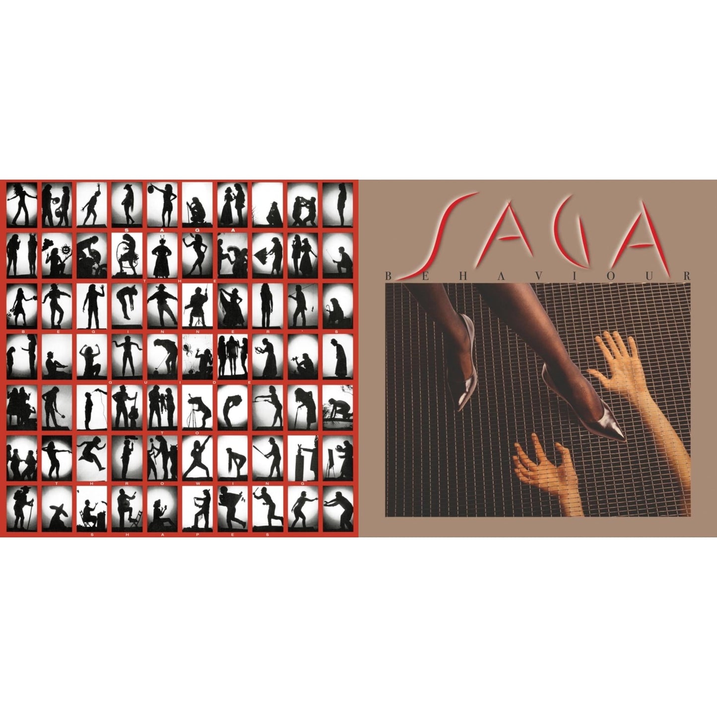 Saga - Behaviour & Beginner's Guide To Throwing Shapes (180G/Remastered) - LP Vinyl Bundle