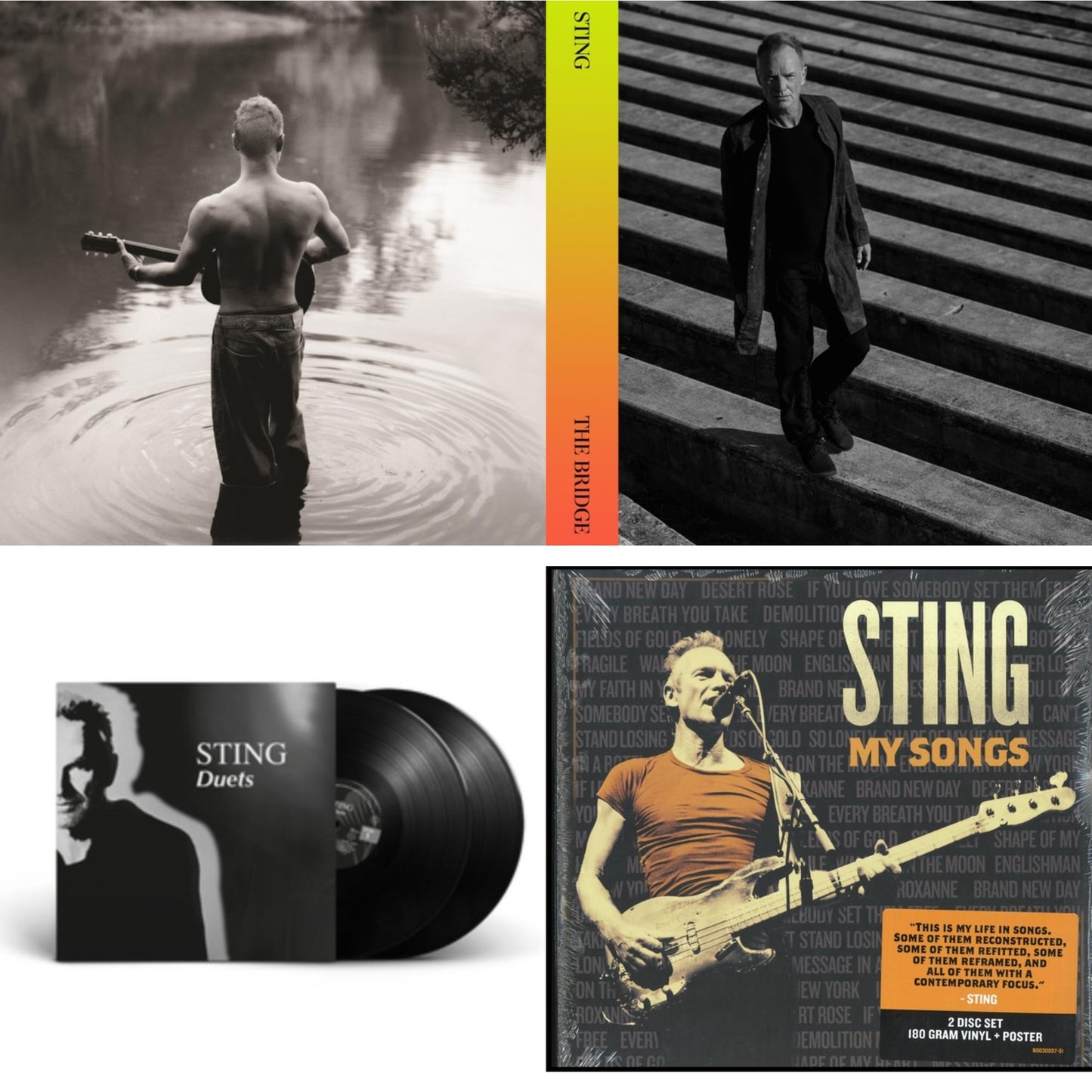 Sting - Best Of 25 Years & Bridge & Duets (2LP/180G) & My Songs (2 LP)