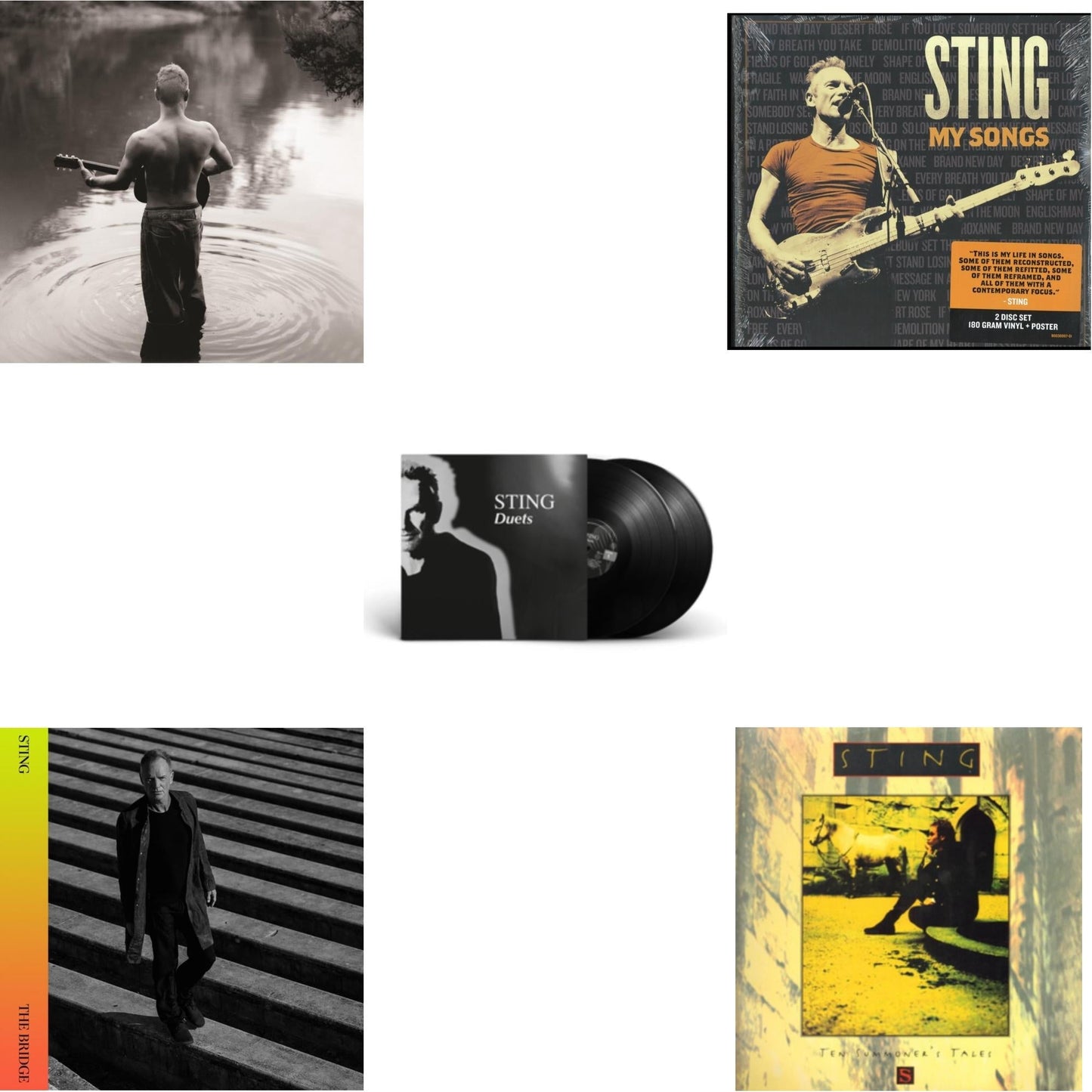 Sting - Best Of 25 Years & Bridge & Duets (2LP/180G) & My Songs (2 LP) & Ten Summoner's Tales