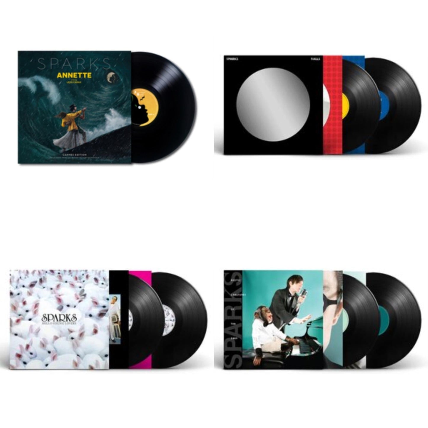 Sparks - Annette & Balls (2LP) & Hello Young Lovers (2LP) & Exotic Creatures Of The Deep (2LP)