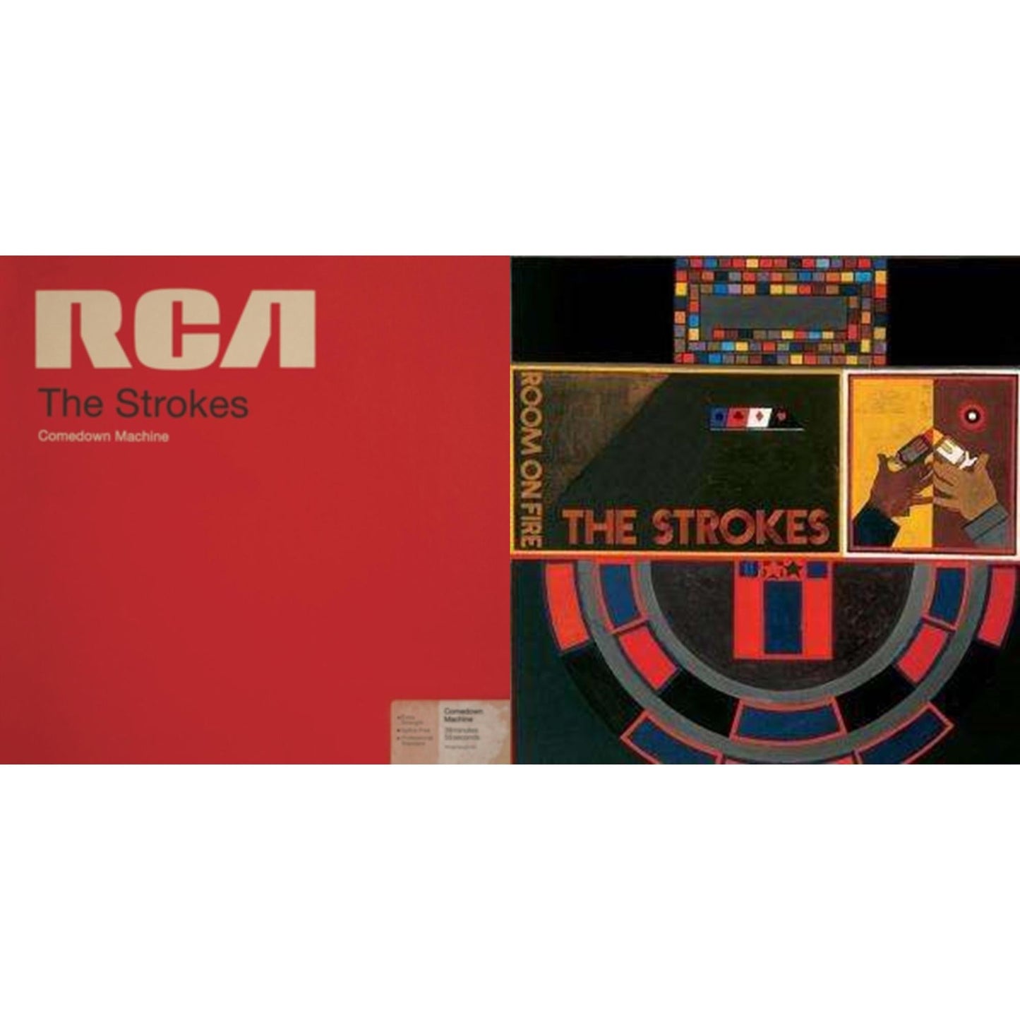 Strokes - Room On Fire & Comedown Machine - LP Vinyl Bundle