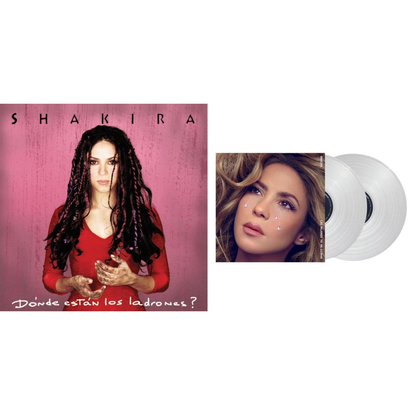 Shakira - Donde Estan Los Ladrones & Las Mujeres Ya No Lloran (2LP/Diamond Clear Vinyl)