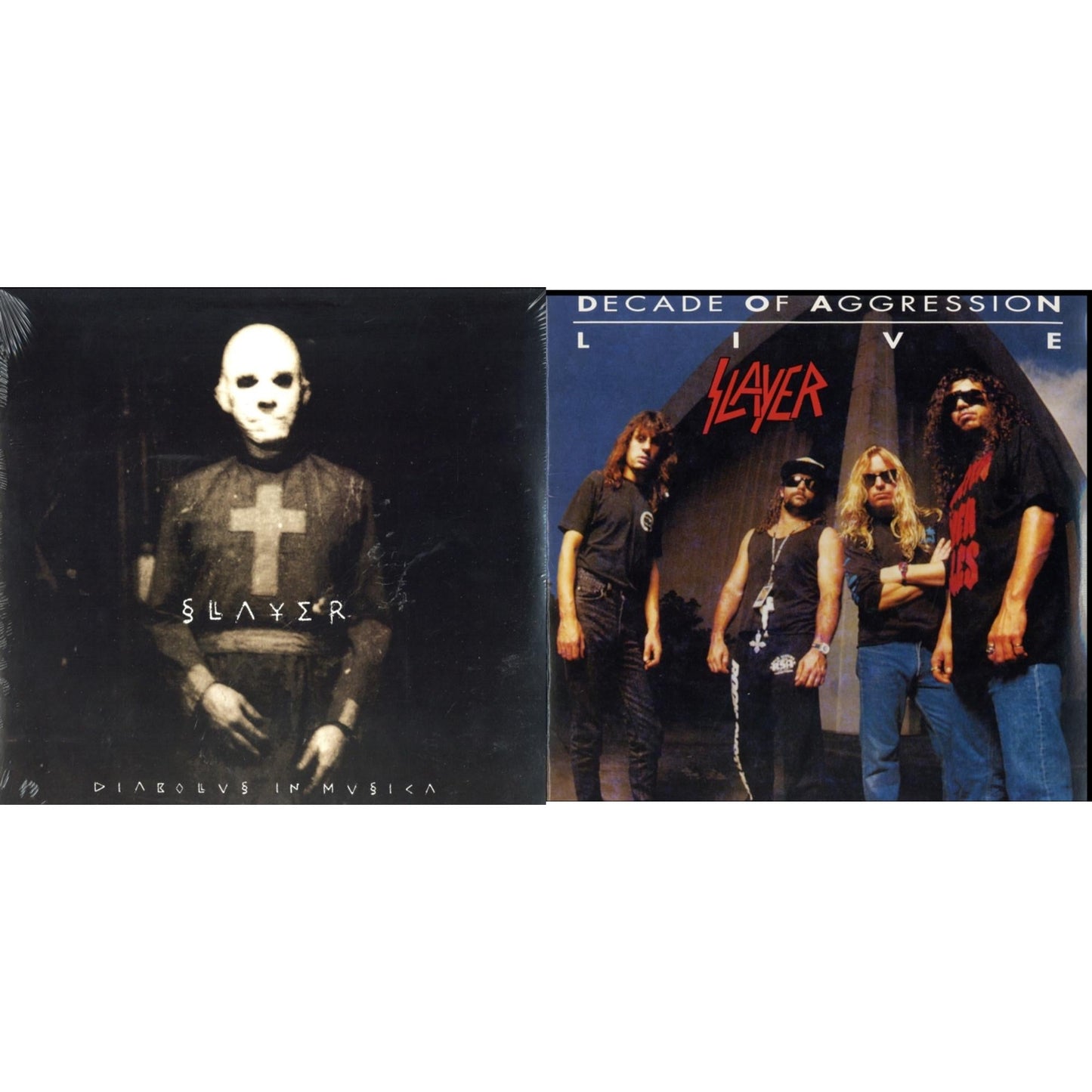 Slayer - Diabolus In Musica & Live: Decade Of Aggression - LP Vinyl Bundle