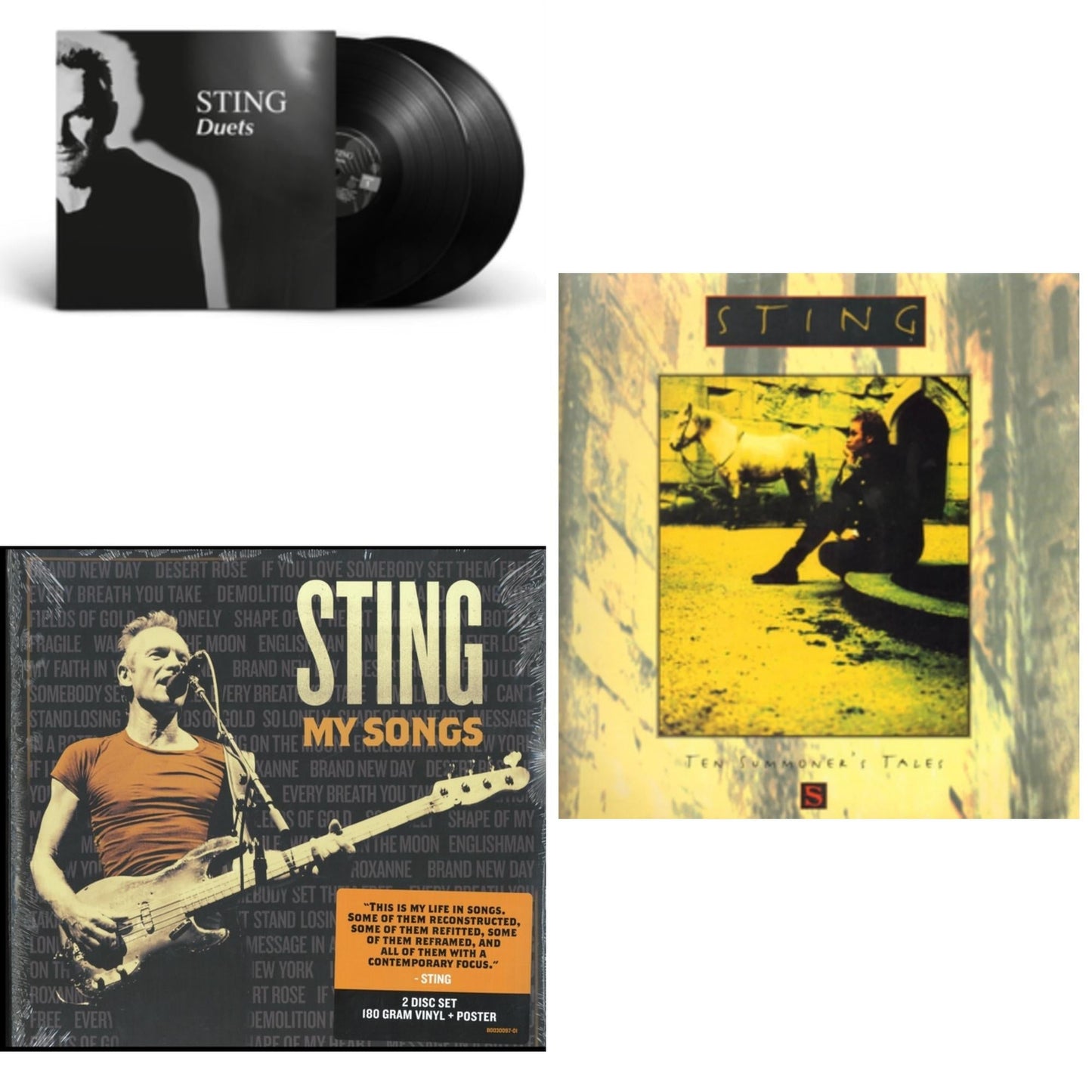 Sting - Duets (2LP/180G) & My Songs (2 LP) & Ten Summoner's Tales