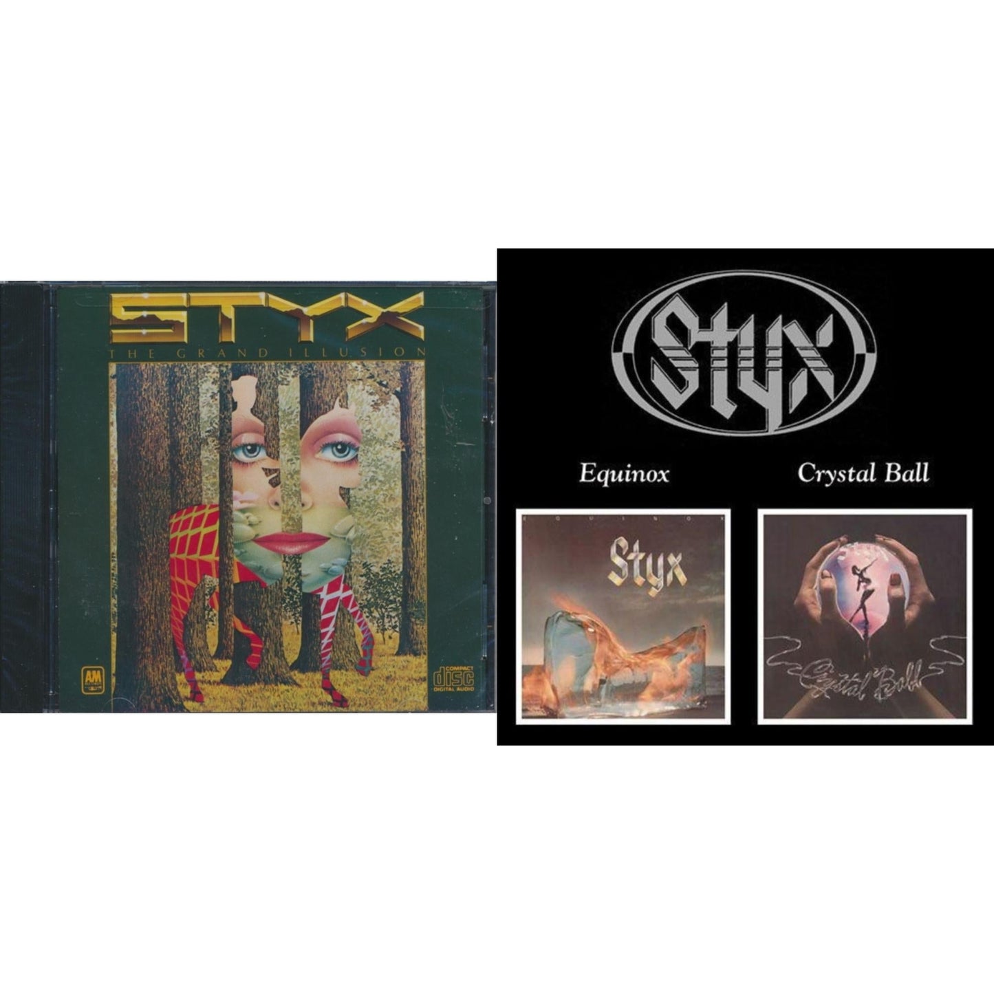 Styx - Grand Illusion & Equinox / Crystal Ball (Remastered) - CD Bundle