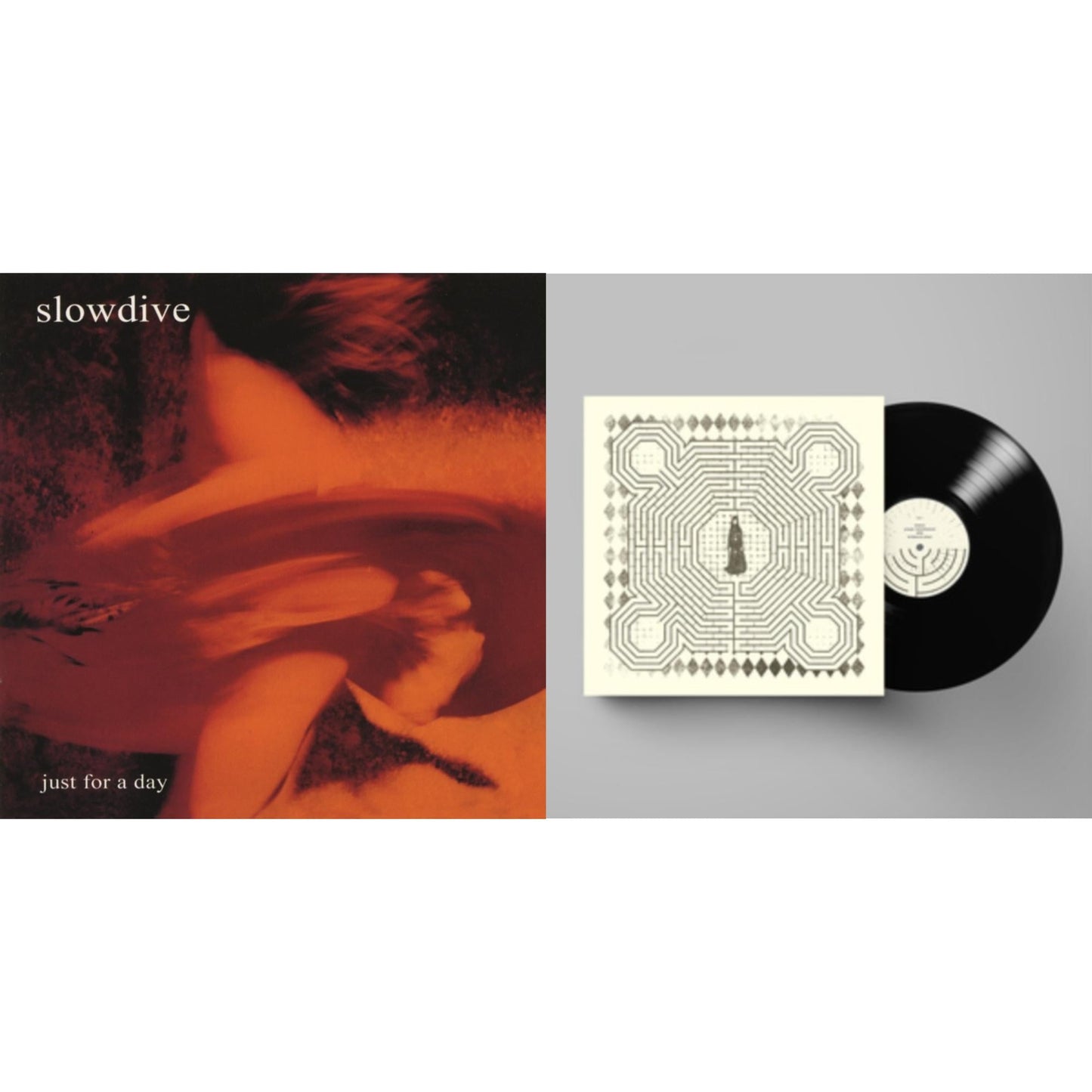 Slowdive - Just For A Day (140G) & Everything Is Alive - LP Vinyl Bundle