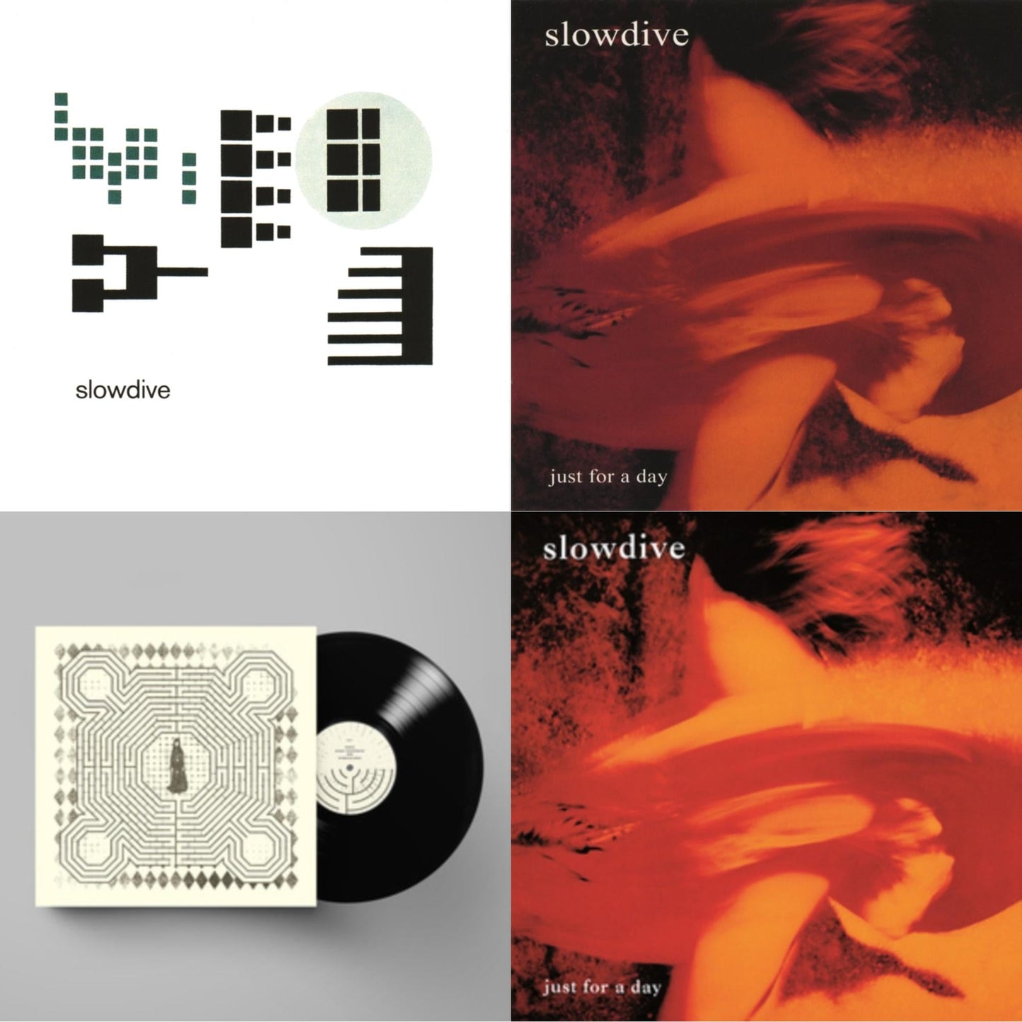 Slowdive - Pygmalion & Just For A Day (140G) & Everything Is Alive & Just For A Day (180G) - LP Vinyl Bundle