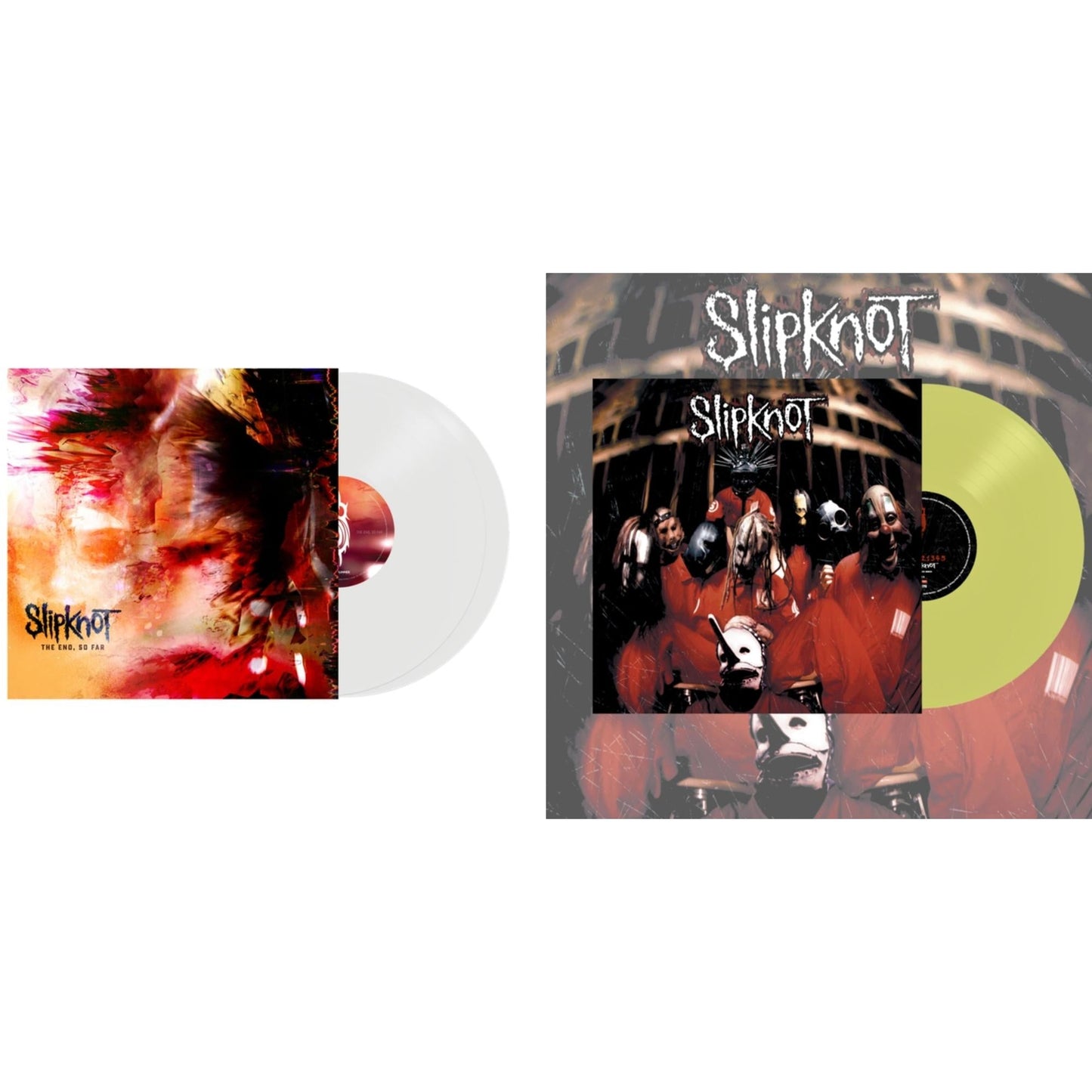 Slipknot - End, So Far (Clear Vinyl/2LP) & Slipknot (Lemon LP Vinyl)