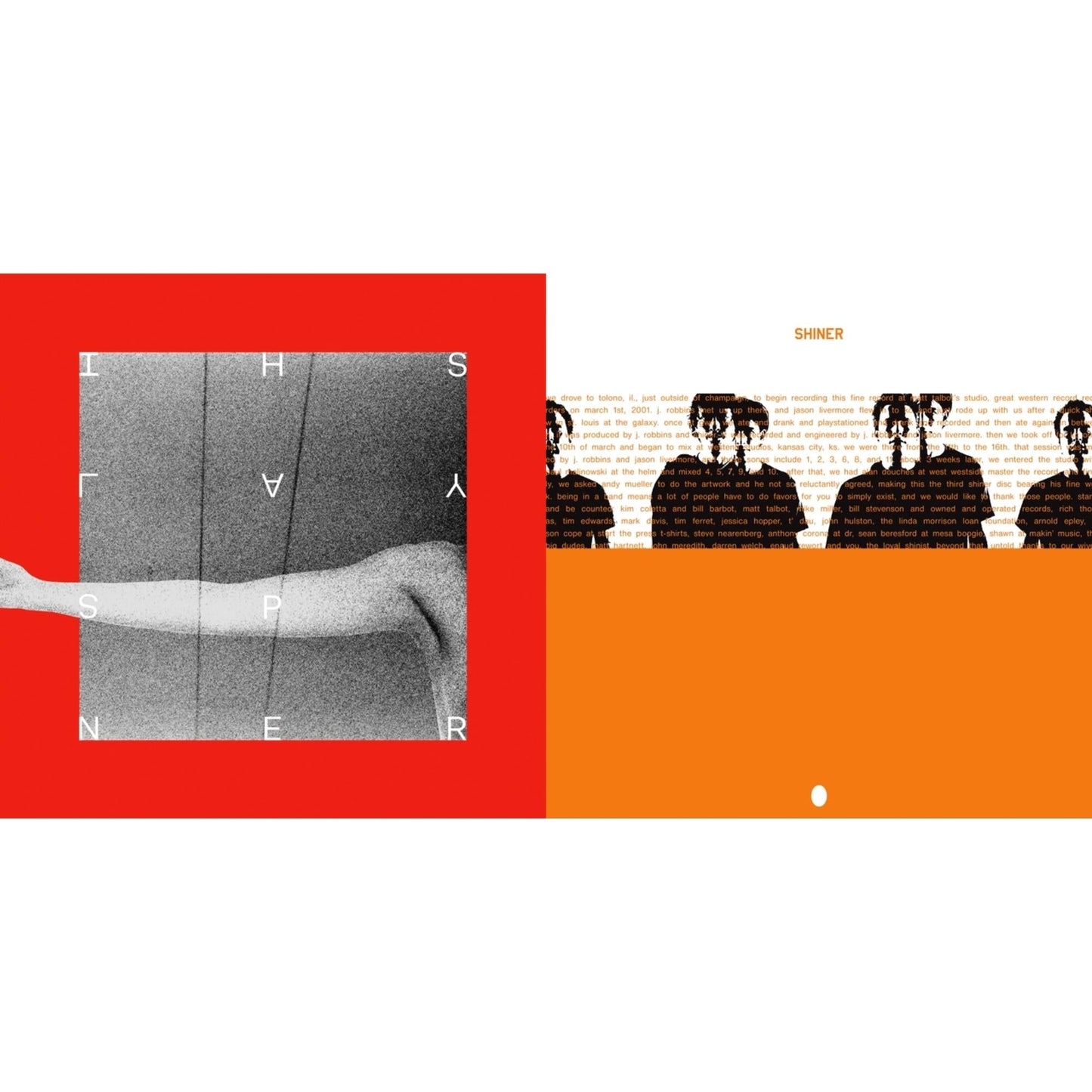 Shiner - Splay (Transparent Red LP Vinyl) & Egg (Orange LP Vinyl)