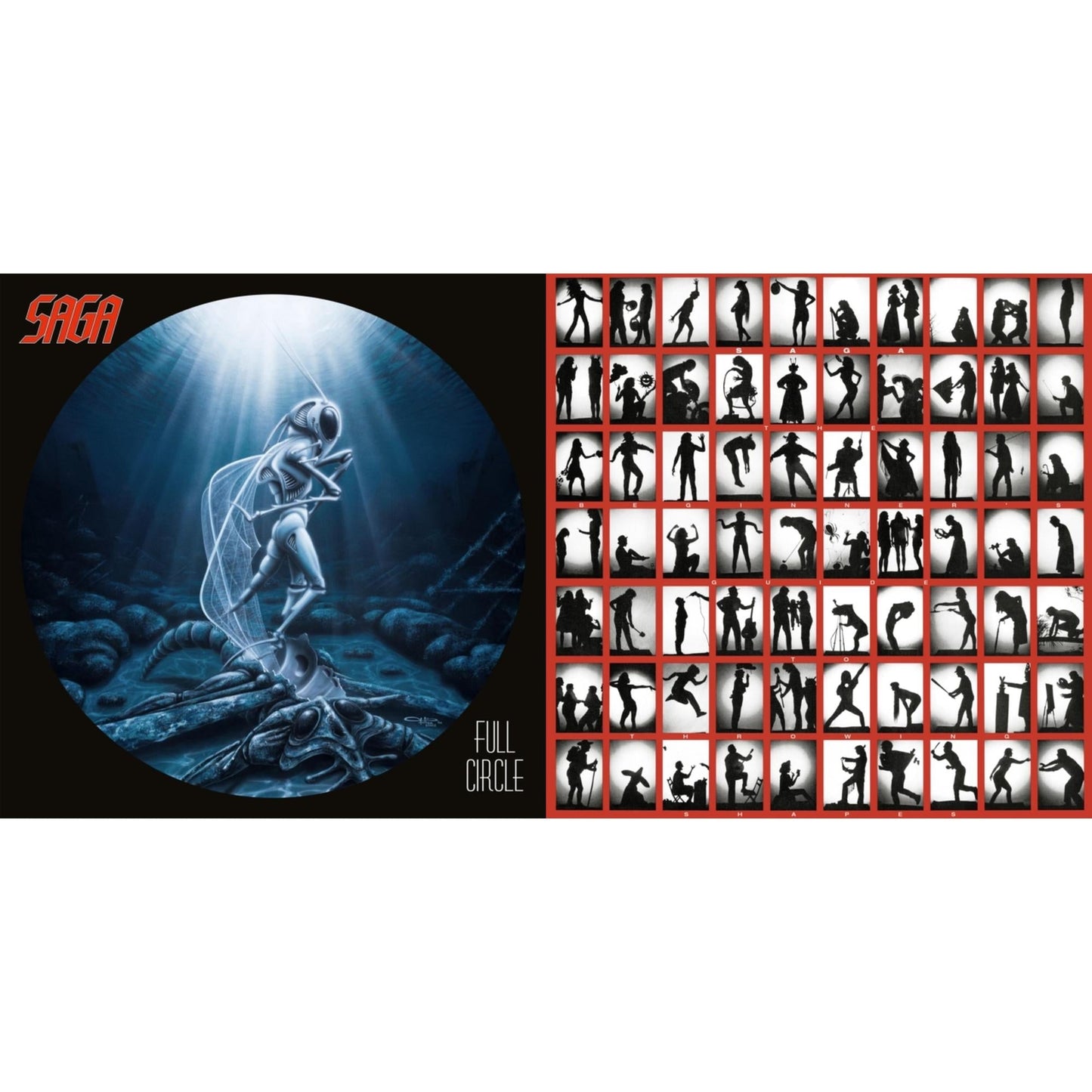 Saga - Beginner's Guide To Throwing Shapes (180G/Remastered) & Full Circle (2021 Reissue) - LP Vinyl Bundle