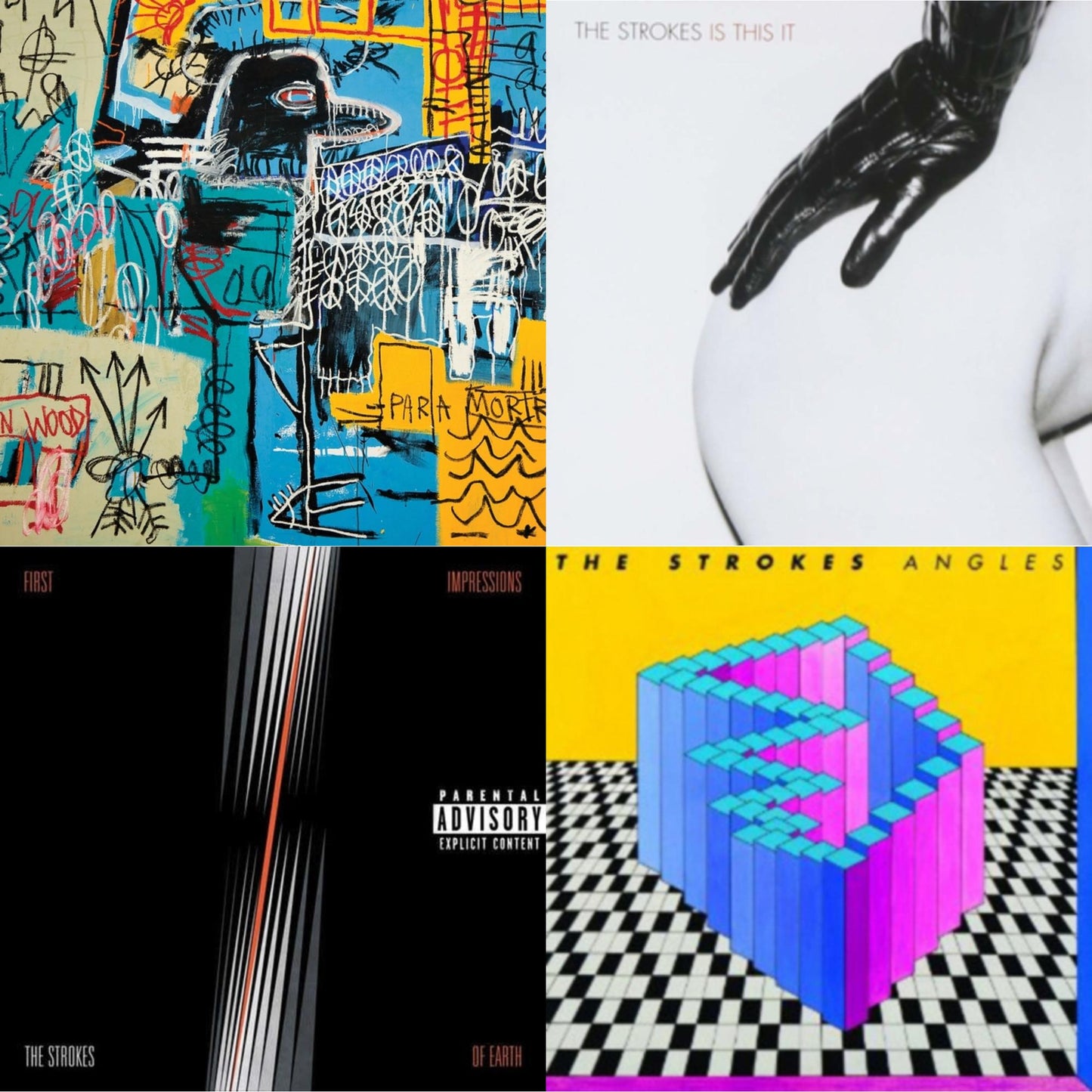 Strokes - New Abnormal (180G/Clear Apet Slipcase/Dl Insert) & Is This It & First Impressions Of Earth & Angles (Gatefold) - LP Vinyl Bundle