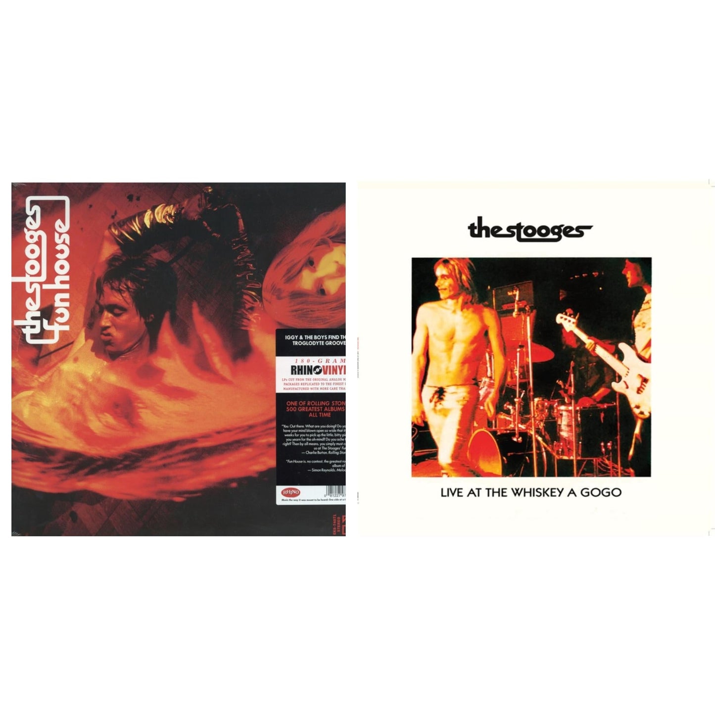 Stooges - Fun House & Live At Whiskey A Gogo (White LP Vinyl)