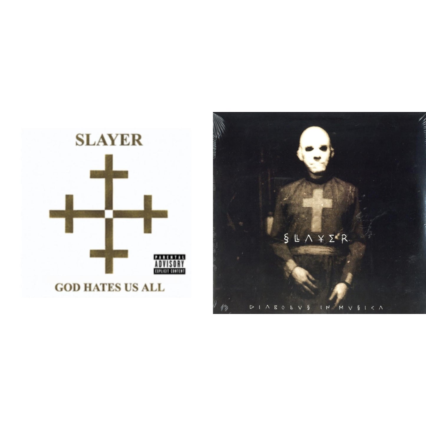 Slayer - Diabolus In Musica & God Hates Us All - LP Vinyl Bundle