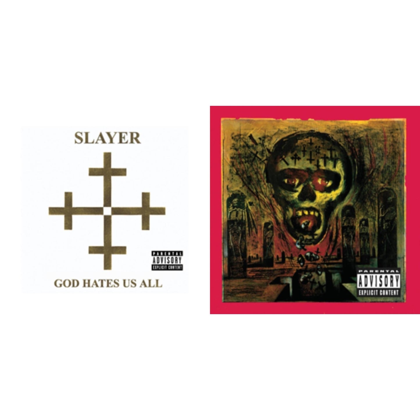 Slayer - God Hates Us All & Seasons In The Abyss - CD Bundle